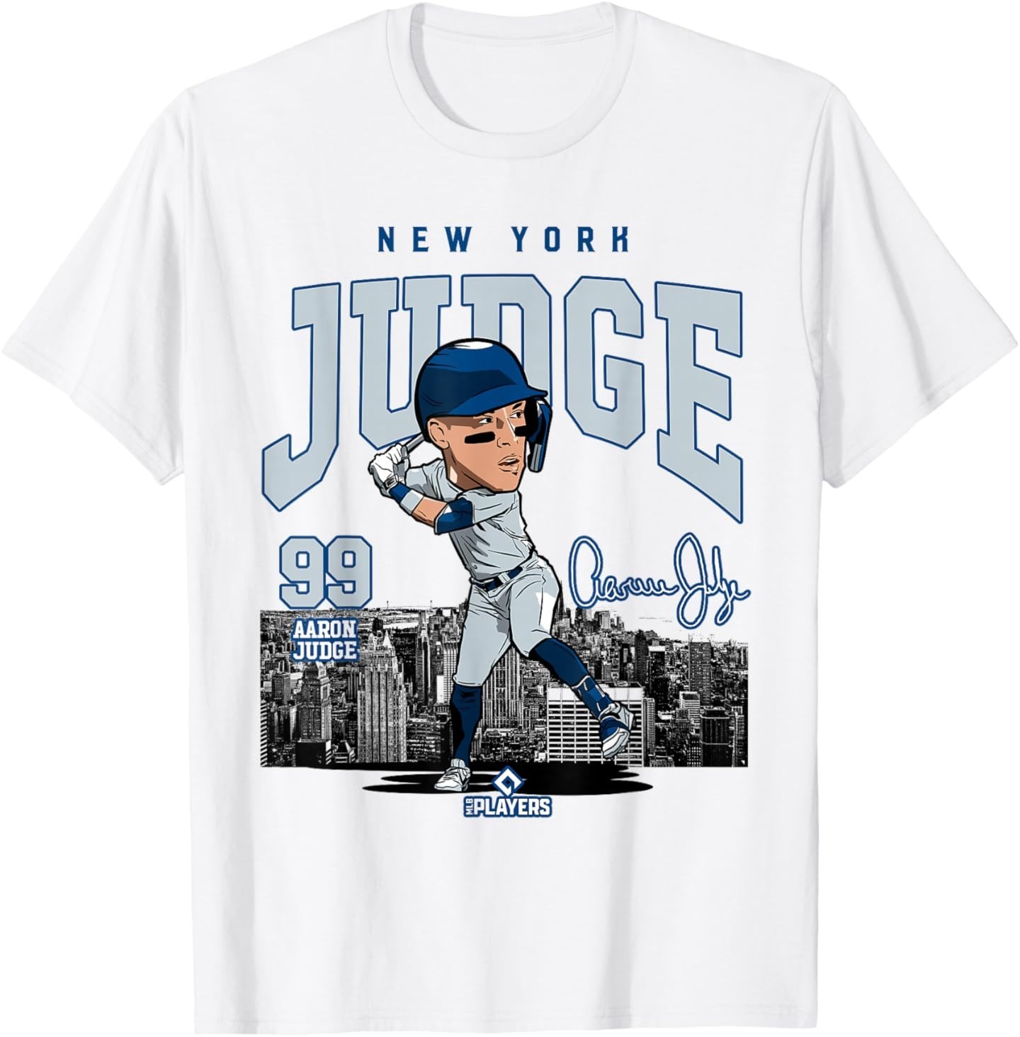 Aaron Judge – New York Baseball MLB Players – MLBJUD3005W T-Shirt