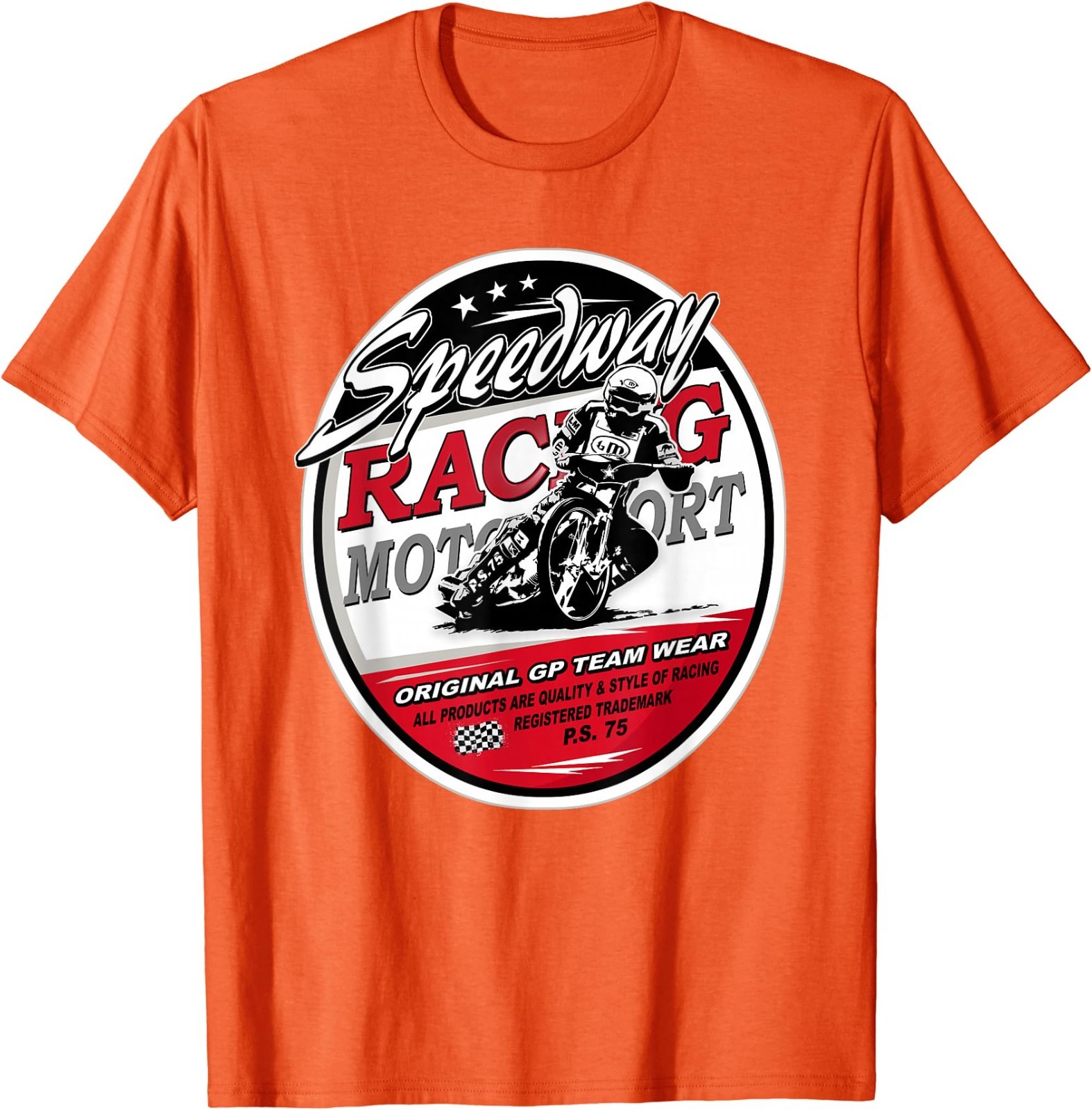 Motorcycle Speedway T-Shirt Flat Track Race T-Shirt