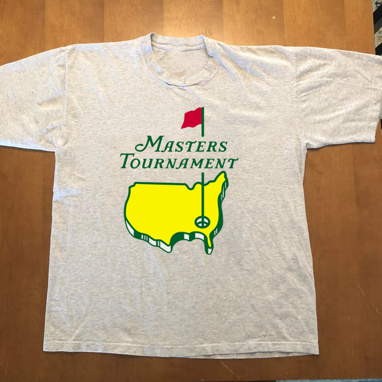 Masters Golf Tournament Gift For Fan Grey Cotton T Shirt All Size S-5XL