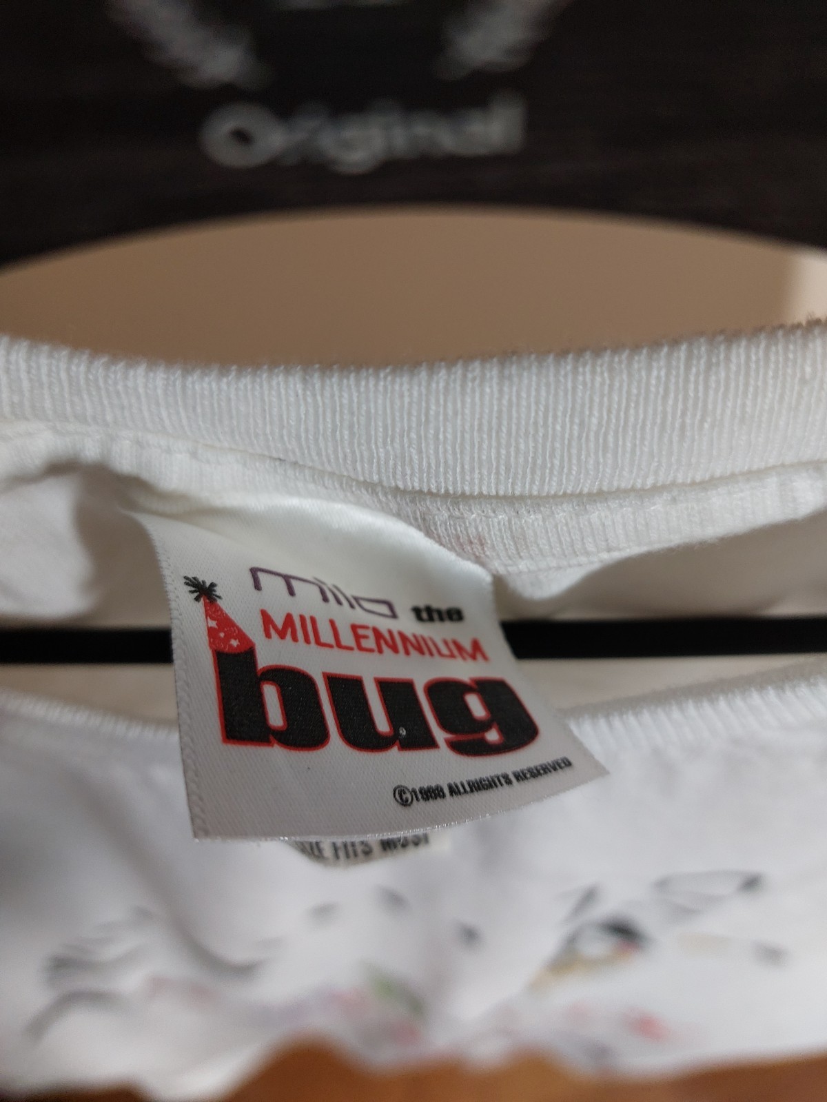 Vintage Milo the Millenium Bug Tick Tock T Shirt One Size