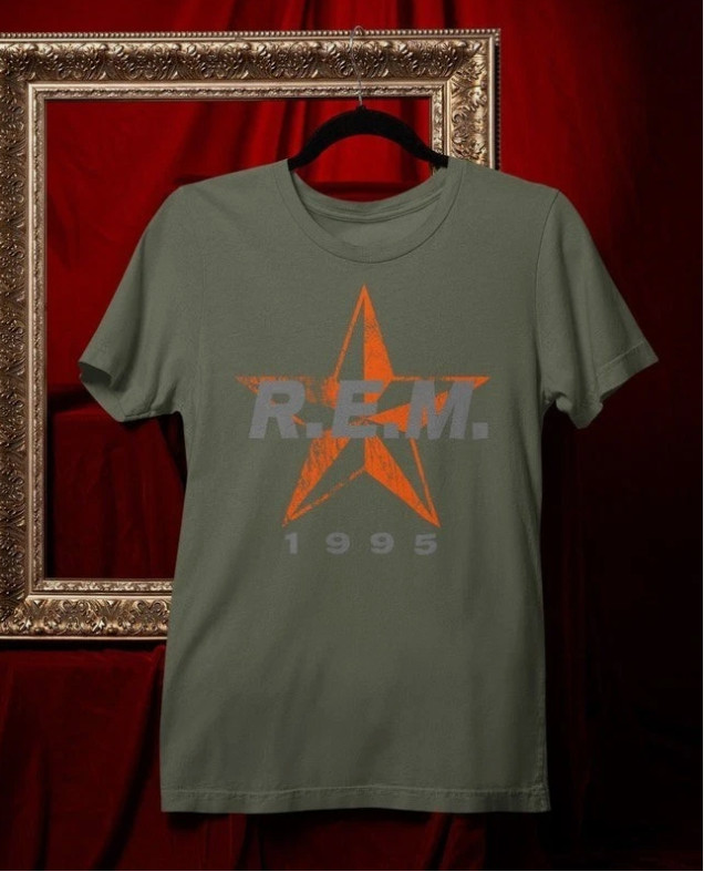 R.E.M T-Shirt, REM Band Shirt, 1980s Alternative Rock
