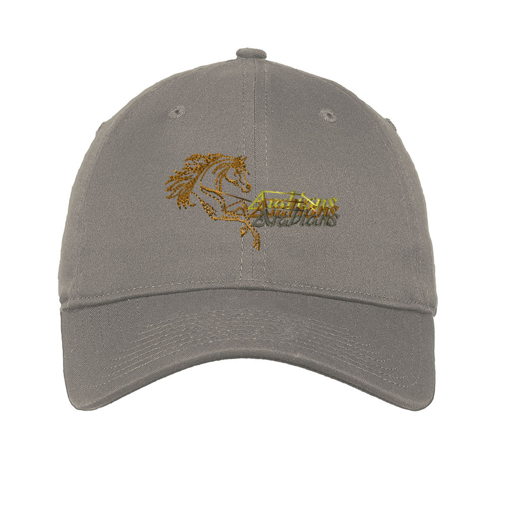 Arabian Horses Embroidered Soft Low Profile Hat