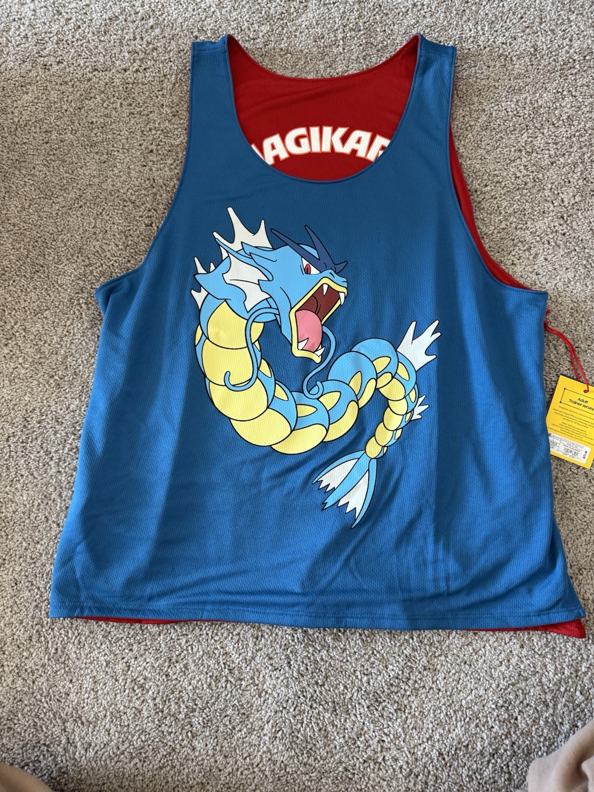 Adult Reversible Jersey Pokemon X Target Collab 30th Gyarados/Magikarp – Large
