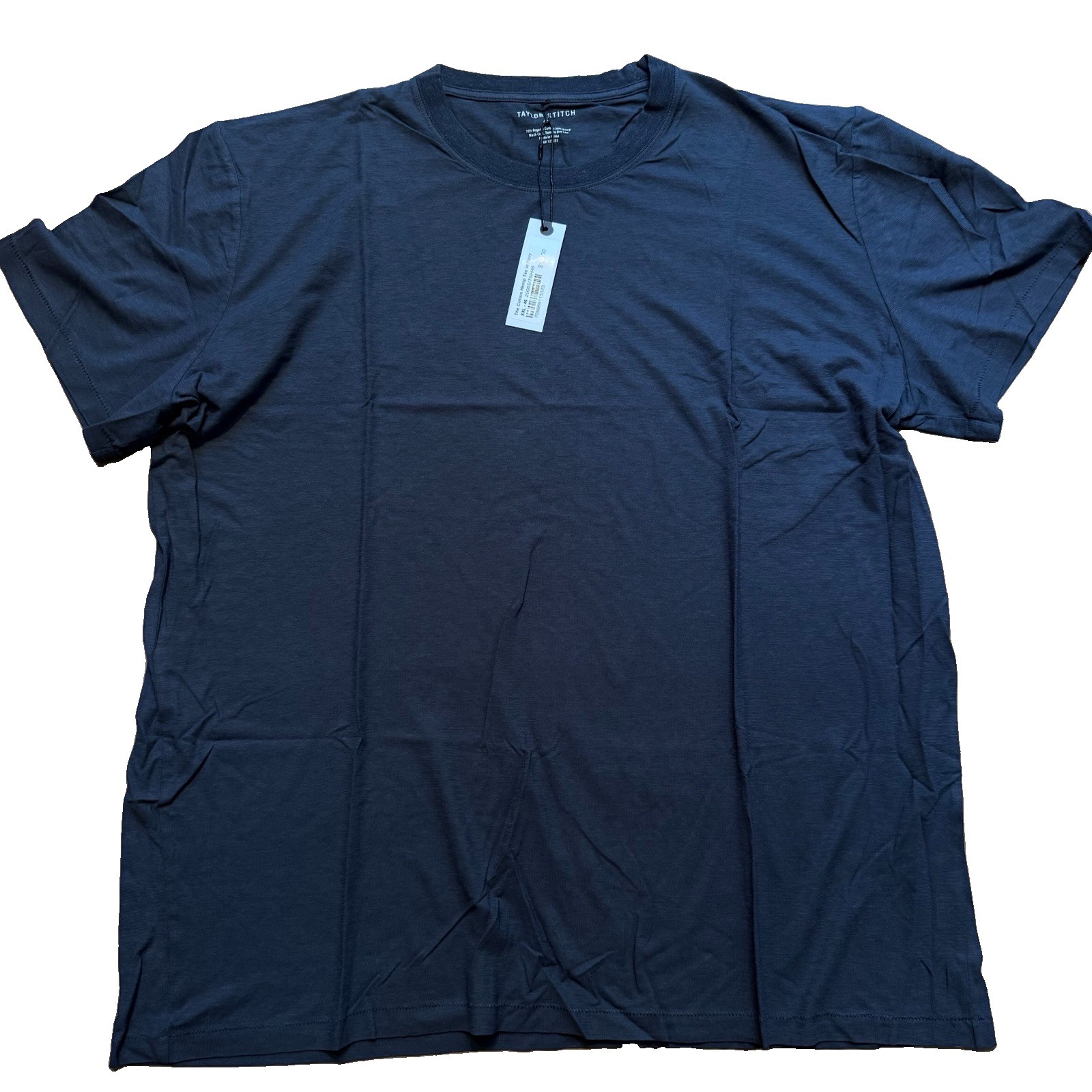 Taylor Stitch The Cotton Hemp Tee in Navy XXL 46