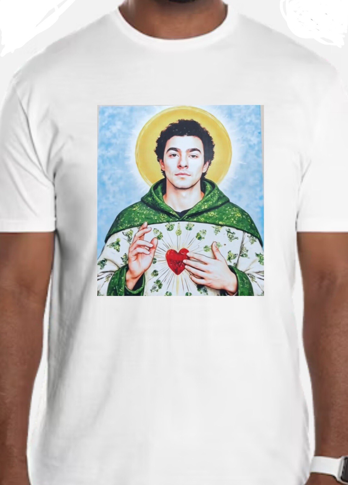 Saint LUIGI MANGIONE T-SHIRT BEAUTIFUL GRAPHICS! THE ORIGINAL DESIGN! TEE SHIRT