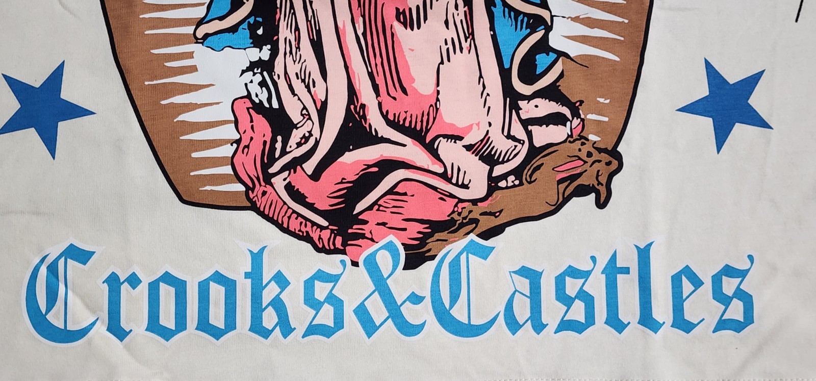 Crooks & Castles T-Shirt Men’s Sz XXL Family Loyalty Respect Virgin Mary Tee