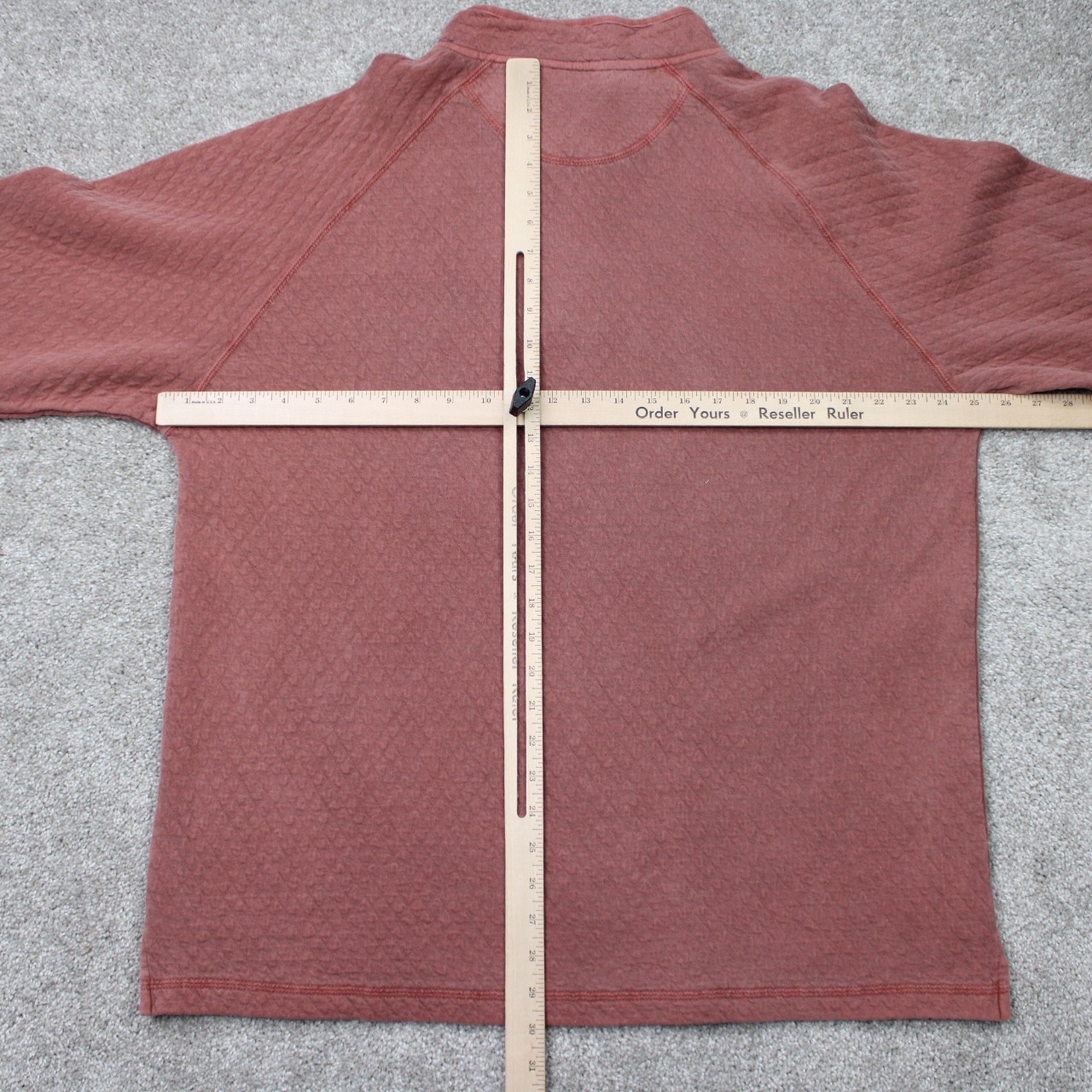 The Territory Ahead Shirt Mens XL Red Quilted Cotton/Poly Elbow Pads Long Sleeve