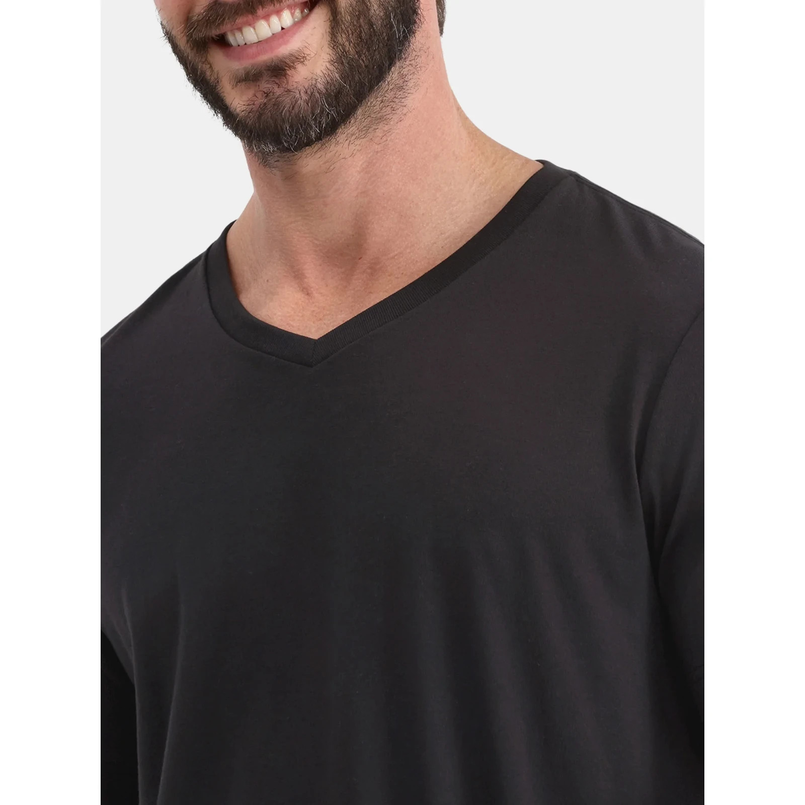 Lot of 12 BRAND NEW w/ TAGS Men’s V NECK BLACK XL T-Shirts Bulk Wholesale Resale