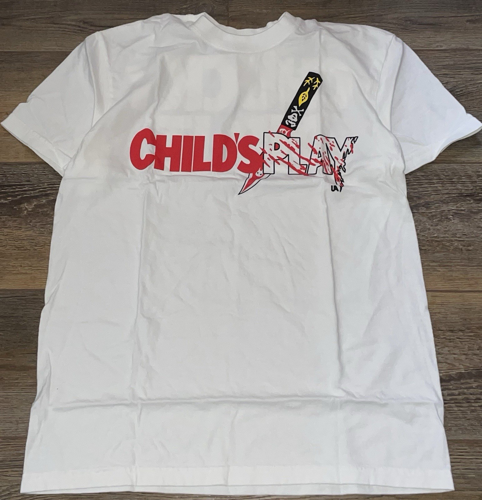 Chucky Childs Play Horror Movie Rare Promo Graphic Chucky Did It Slasher Shirt M