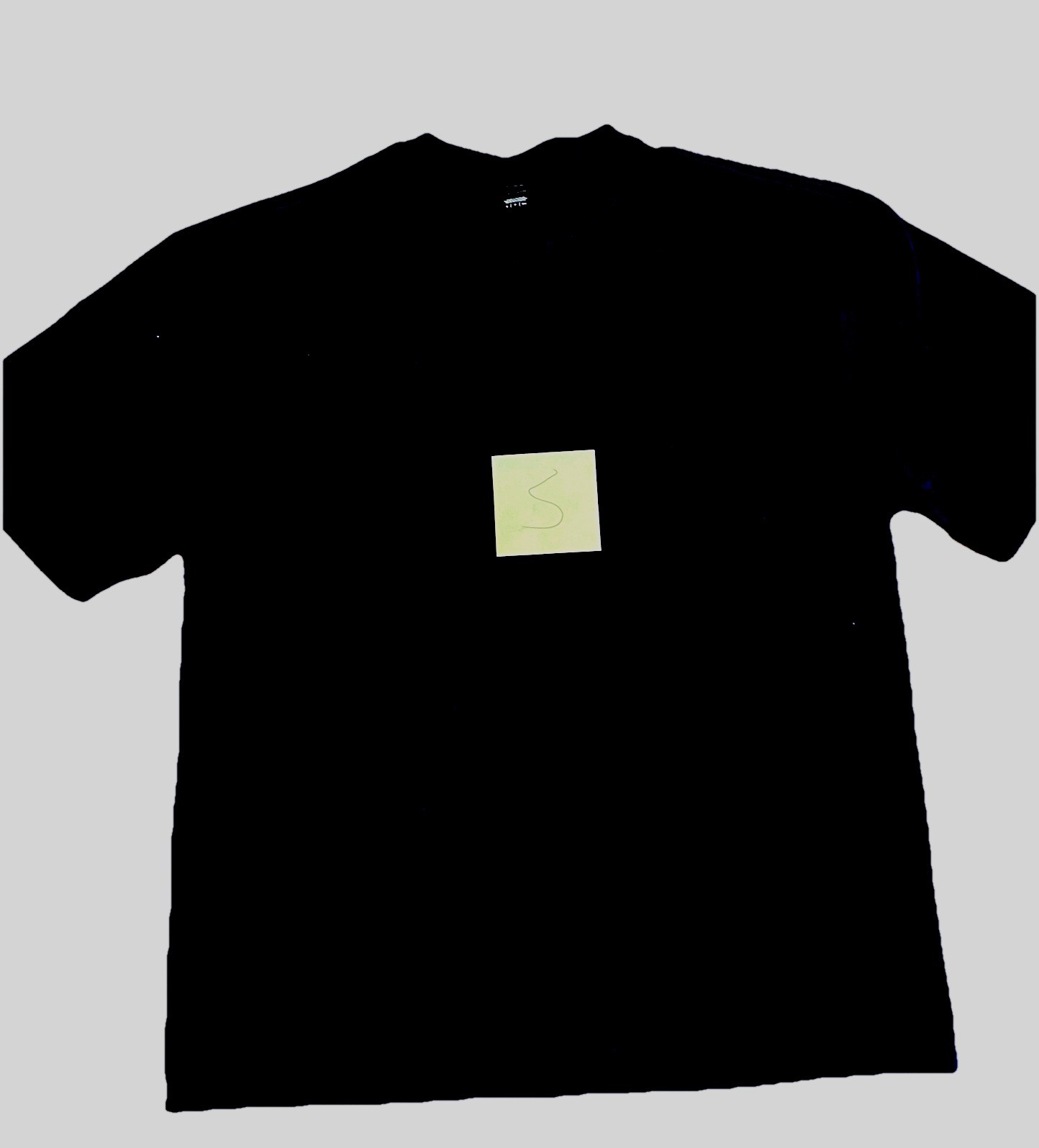 Heavyweight District T-shirt Black (Blank) Machine Washable