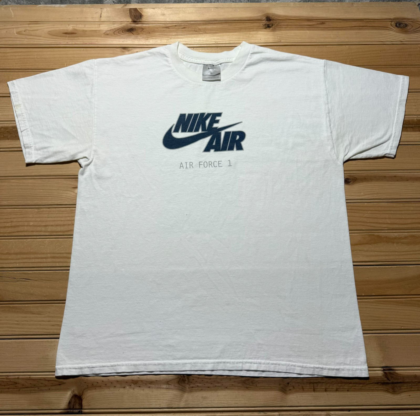 Vintage Y2K Nike Air Force 1 Center Swoosh Retro Classic Crewneck Shirt – Large