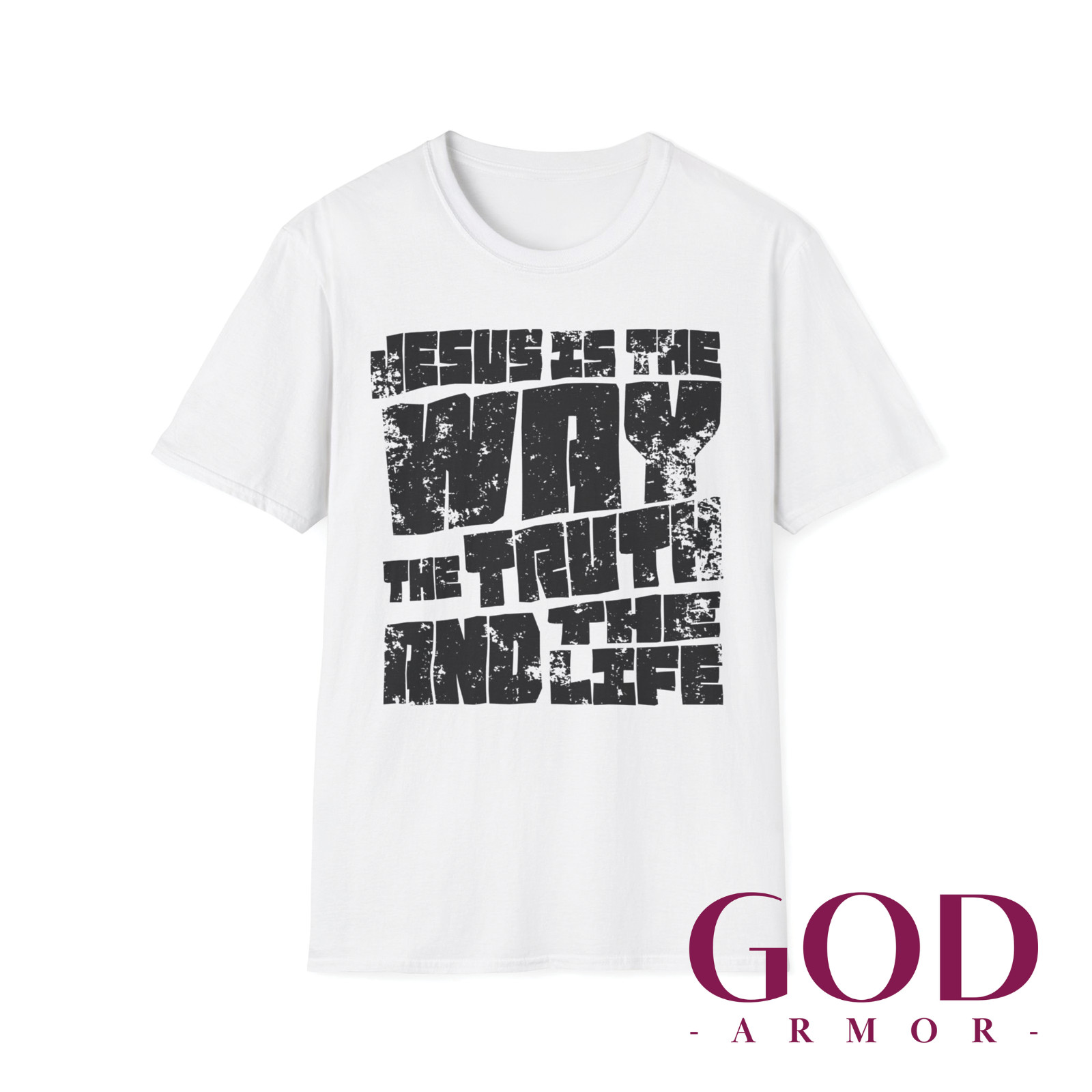 Jesus The Way OD Unisex T Shirt Christian Religious Bible Faith Christ Gift Tee