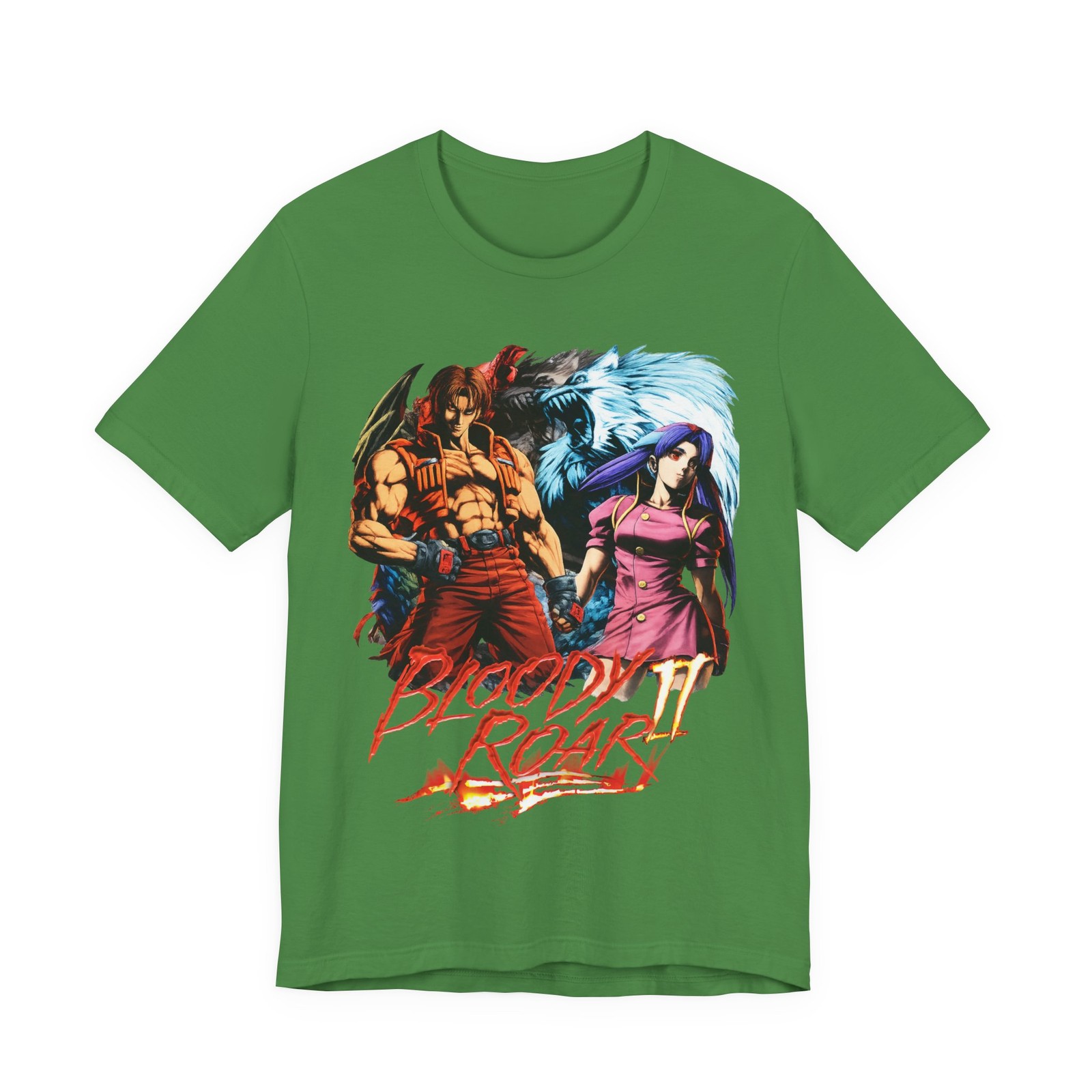 Bloody Roar 2 PS1 Arcade 90s Retro Style Unisex Jersey Short Sleeve Tee