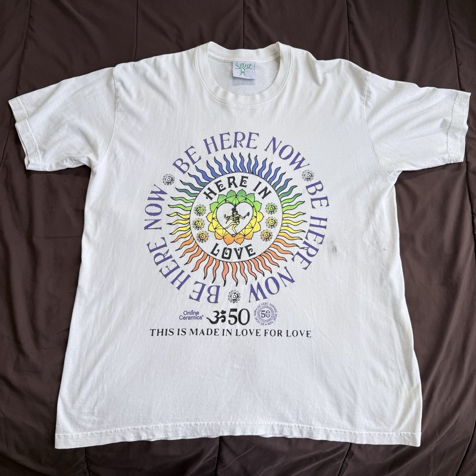 Online Ceramics X Ram Dass Be Here Now 50 Years XL Shirt Tim Leary LSD