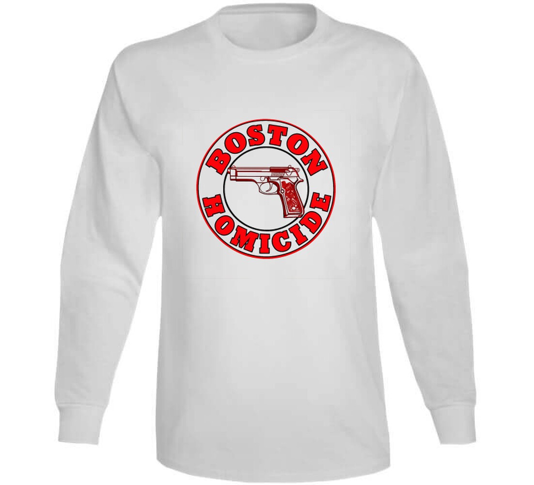 Boston Homocide Tv Baseball Jersey Gift Raglan 3/4 Sleeve Shirt