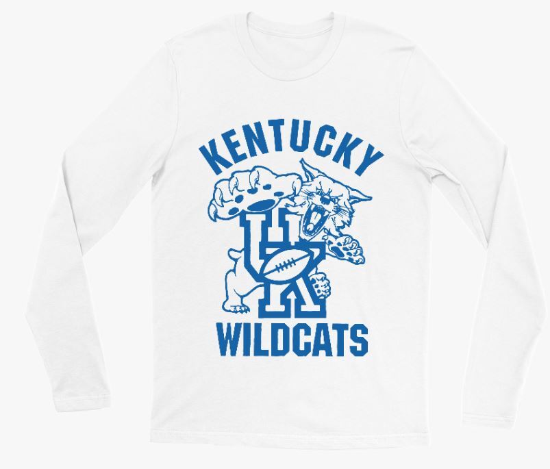 UK Kentucky Wildcats Vintage-Style Tshirt 1994 Tongue Logo Shirt