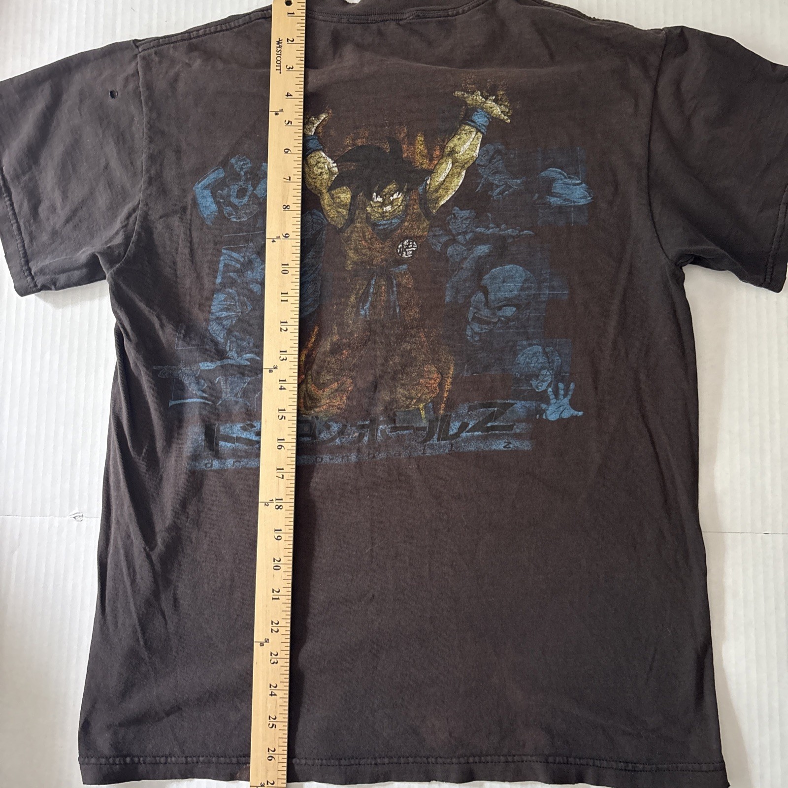 Vintage 1998 Dragon ball Z Promo GOKU Distressed Faded Rare Cool Read See Pics