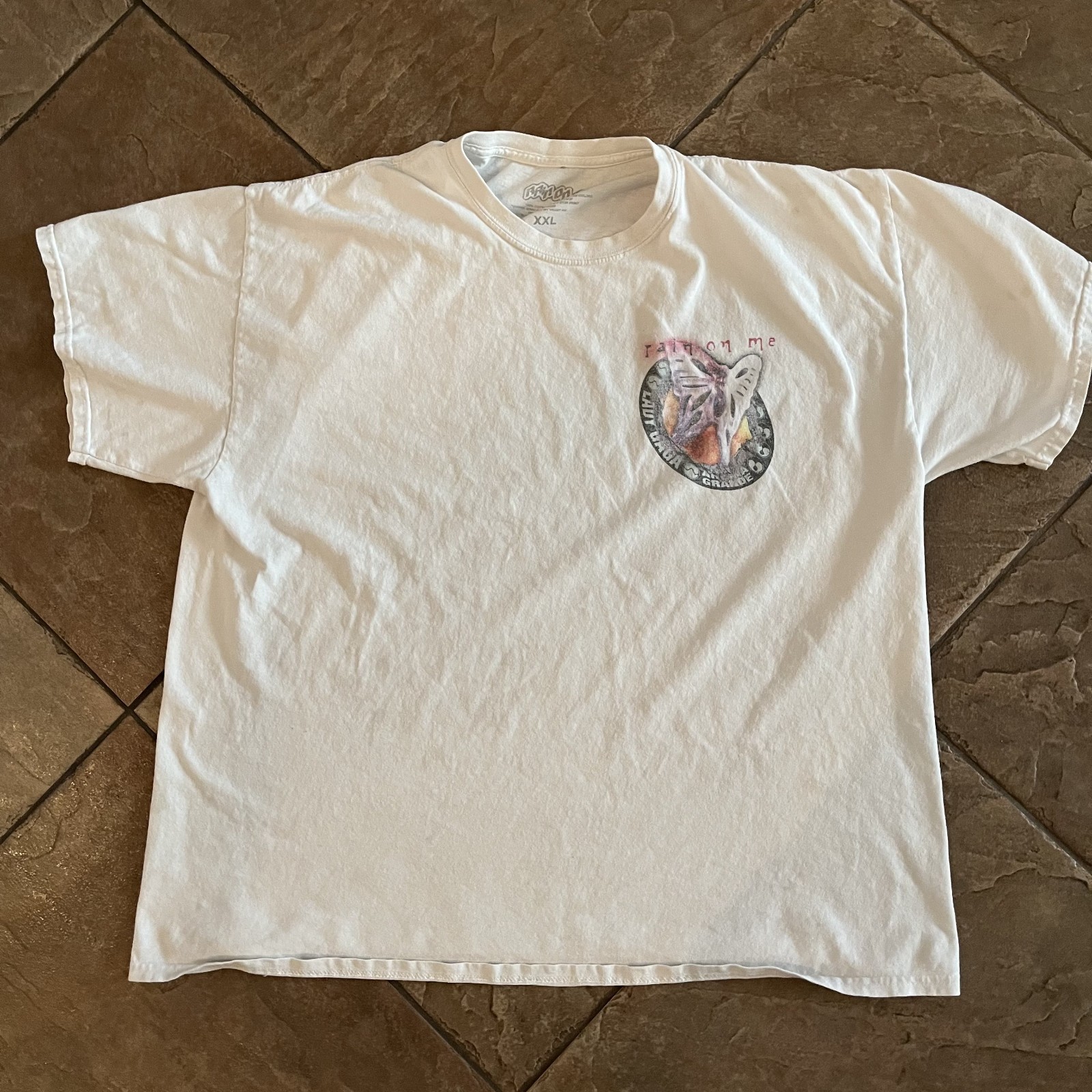 Ariana Grande Lady Gaga Rain On Me T Shirt XXL Butterfly Limited Edition RARE