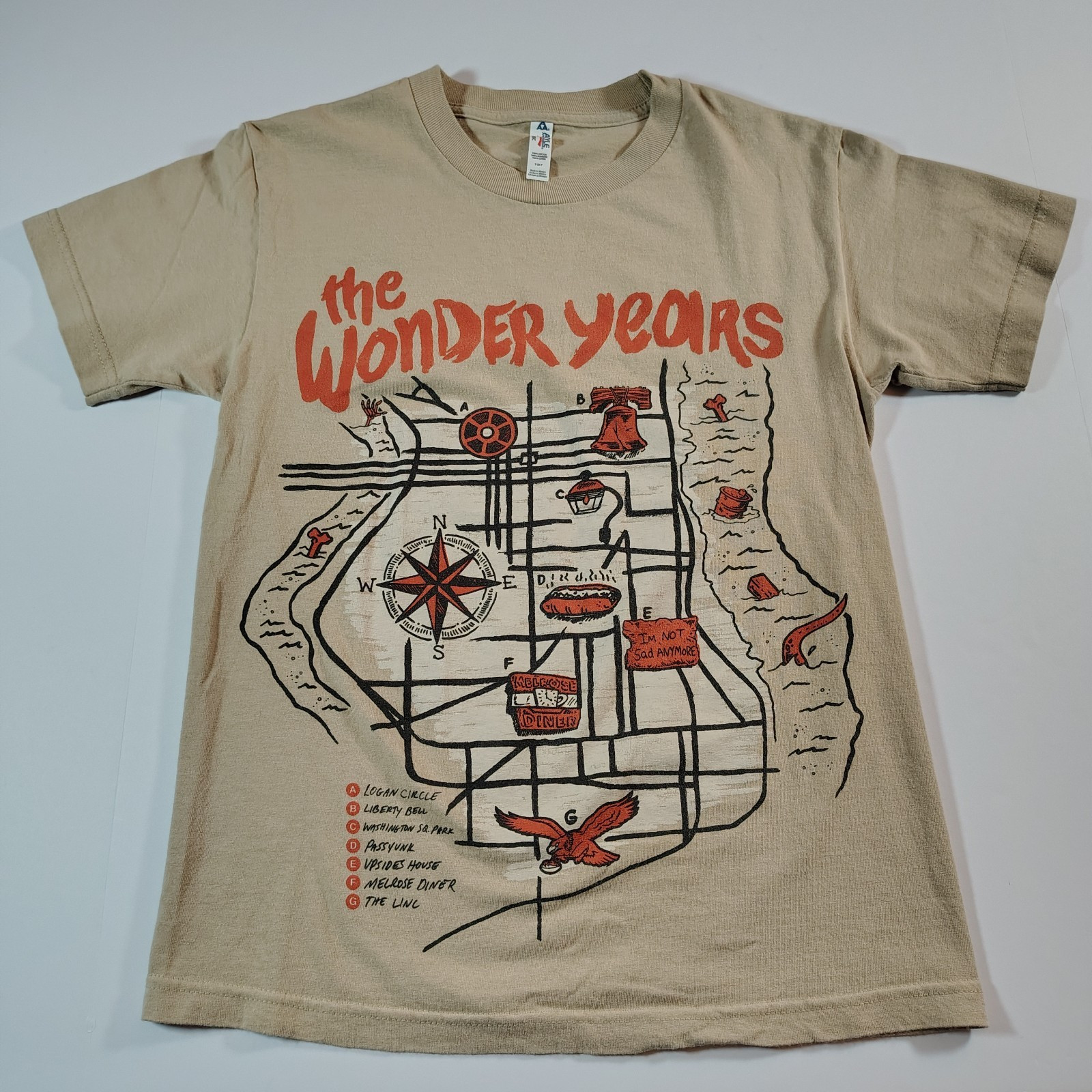 Rare The Wonder Years Band T Shirt S-5XL Cotton Shirt For Fan Gifts SE1446