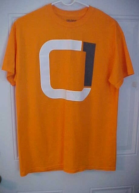 Gildan Dry Blend Mens Tee Shirt Size Medium Tennessee Orange Cotton Poly Blend