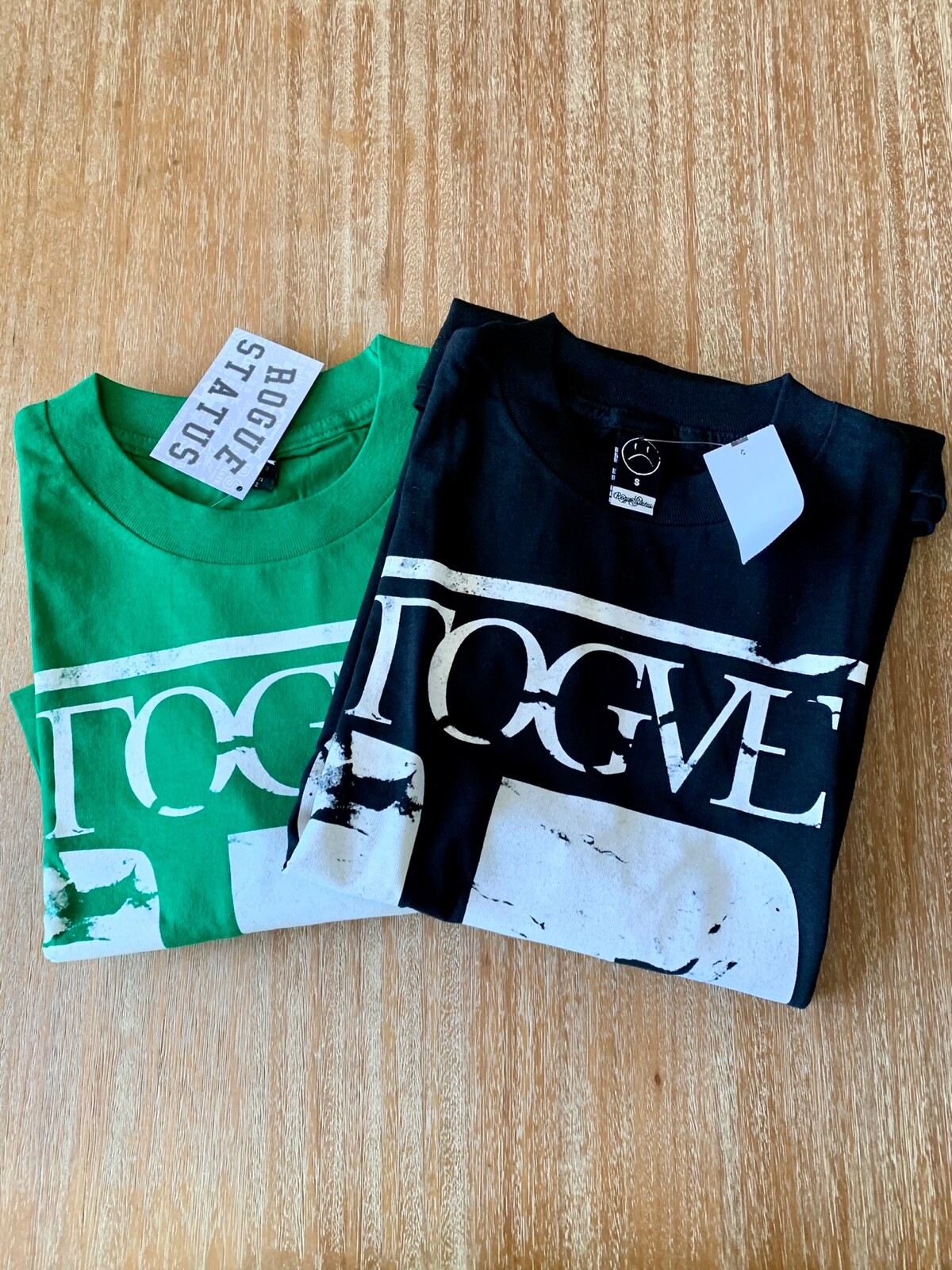 NEW Rogue Status RS Logo T-shirt Green or Black Tee Shirt S or XL Vintage 2011