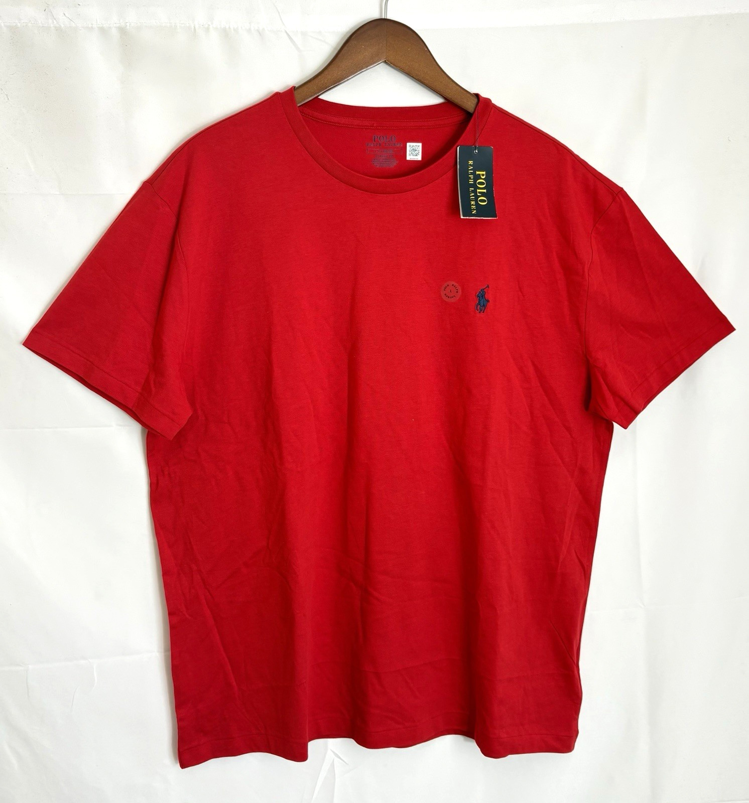 NWT Polo Ralph Lauren Men’s Large Core Replen Red Short Sleeve T-Shirt Tee