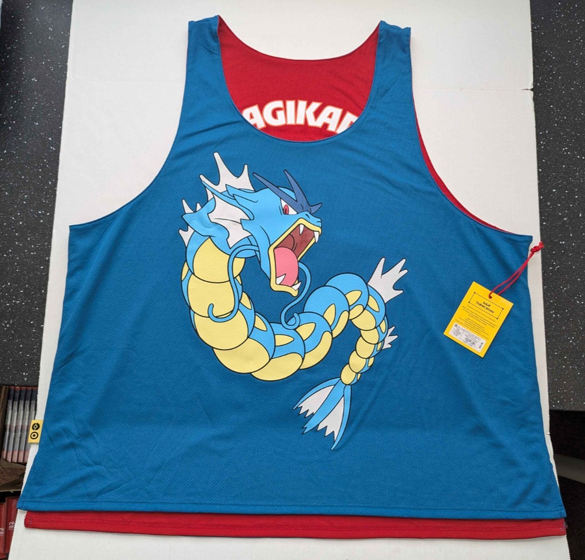 Pokemon X Target Adult Reversible Jersey Gyarados & Magikarp XXL IN HAND NEW