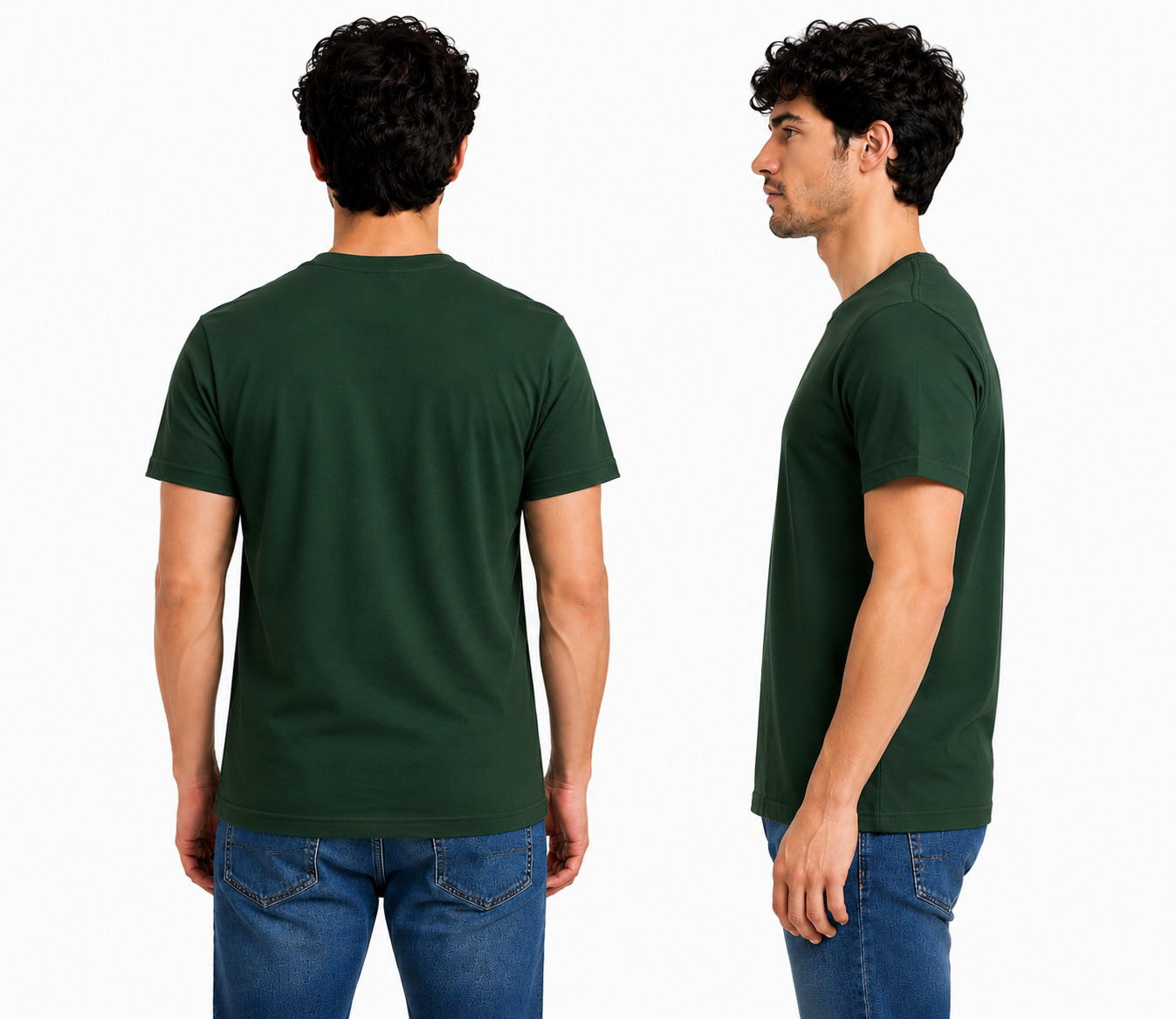 Gildan Heavy Cotton 5000 T-Shirt 3 & 5 Pack Men’s Blank Crew Neck Tee S-5XL