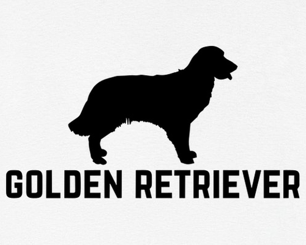 Golden Retriever Silhouette Dog Breed T-Shirt