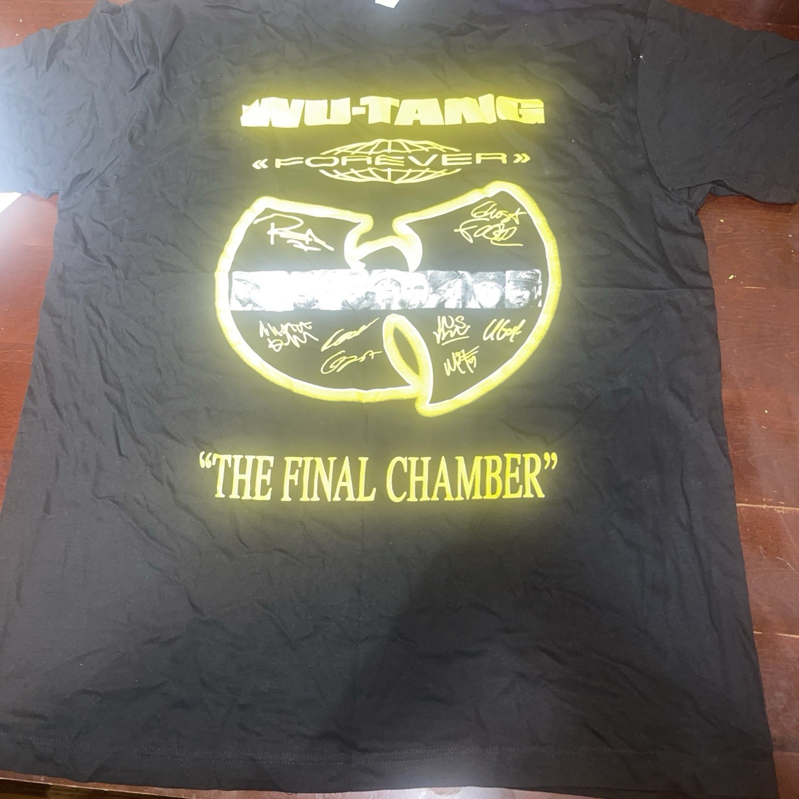Wu-Tang Clan 2025 Final Chamber Tour Tee Black, XL Edition Houston Show Merch