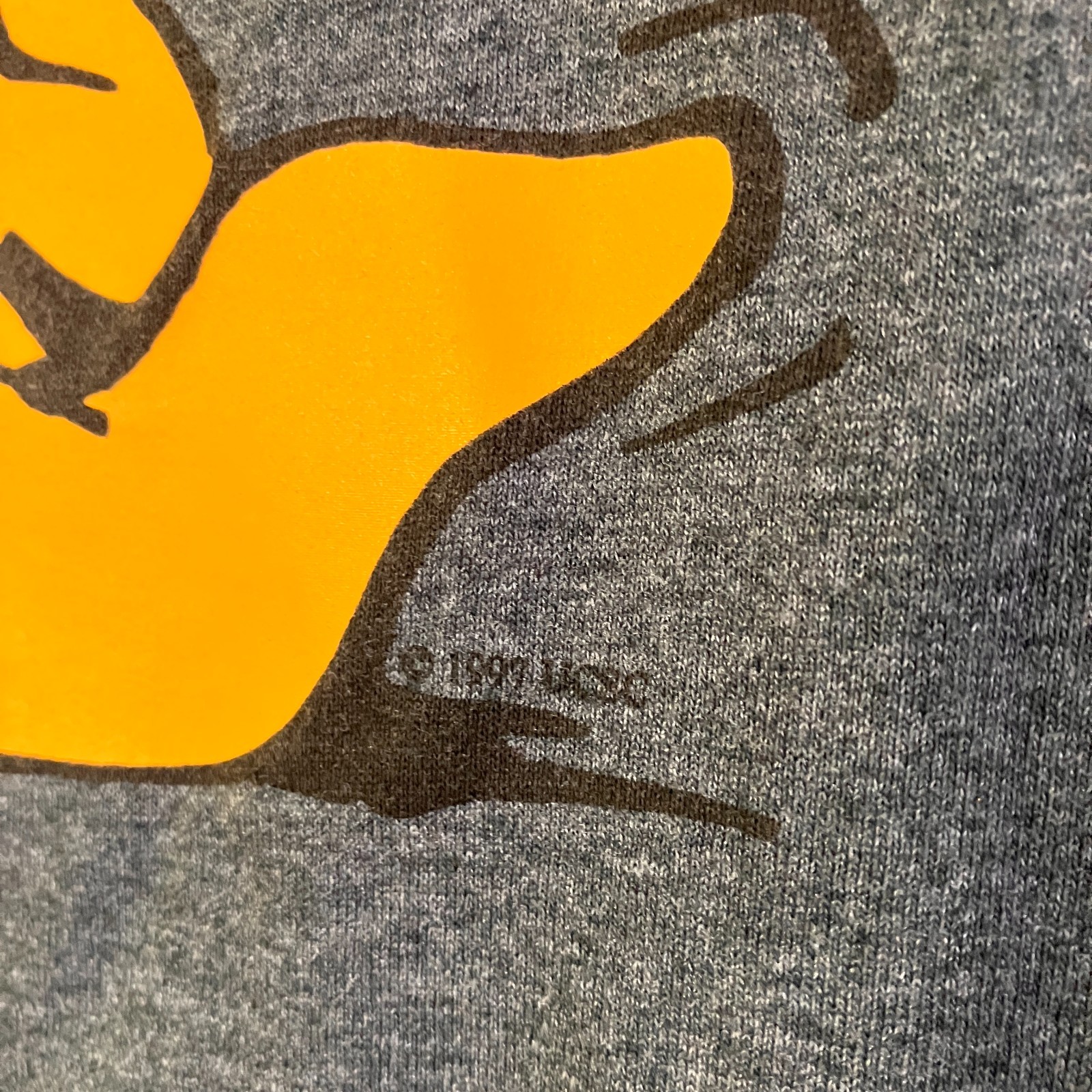 Gildan Mens Vintage 1997 UC Santa Cruz Zen Banana Slug Shirt Small Blue SP EXC