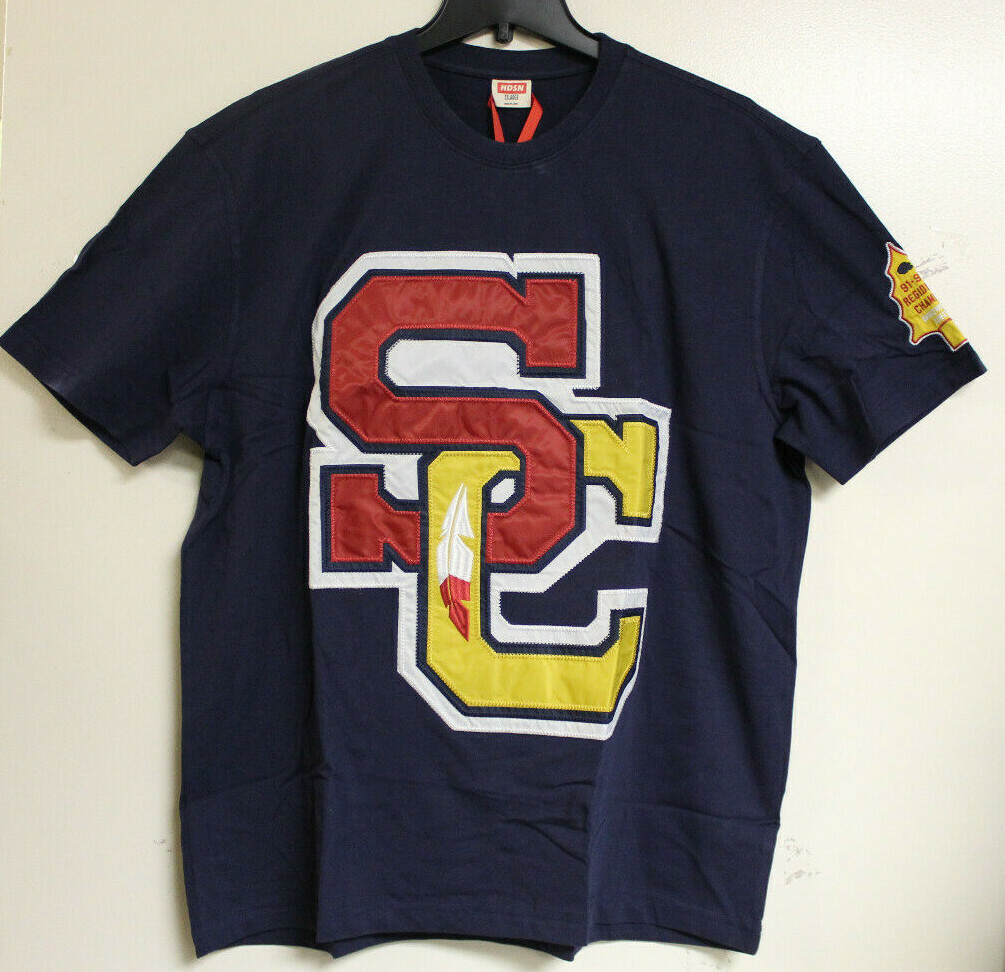 Hudson Outerwear Mens “Smokeville Chiefs” Navy T-Shirt Size L