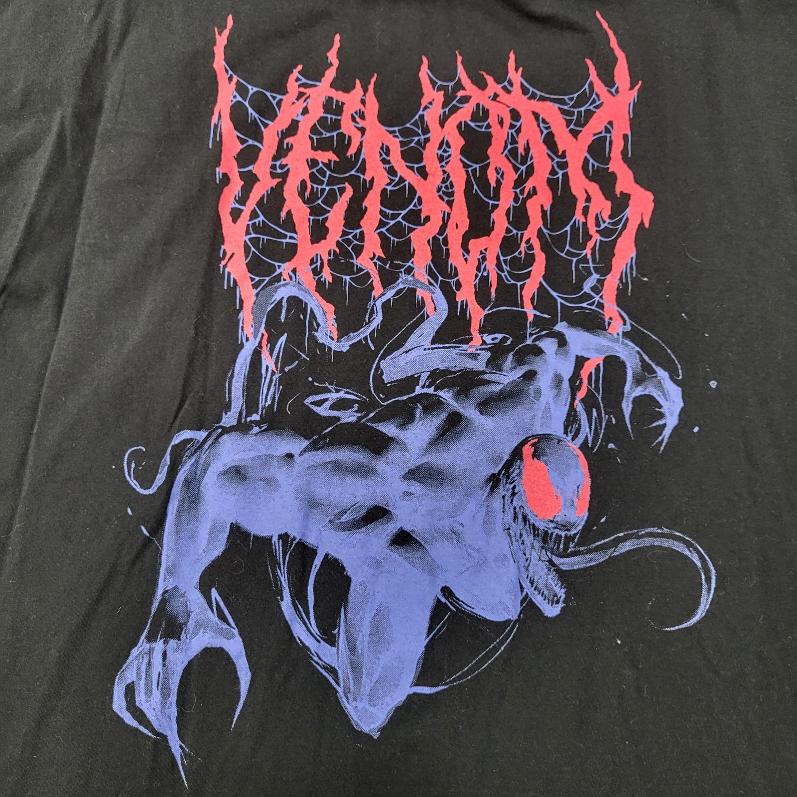 Marvel Venom Shirt Mens 3XL XXXL Black Graphic Lootwear