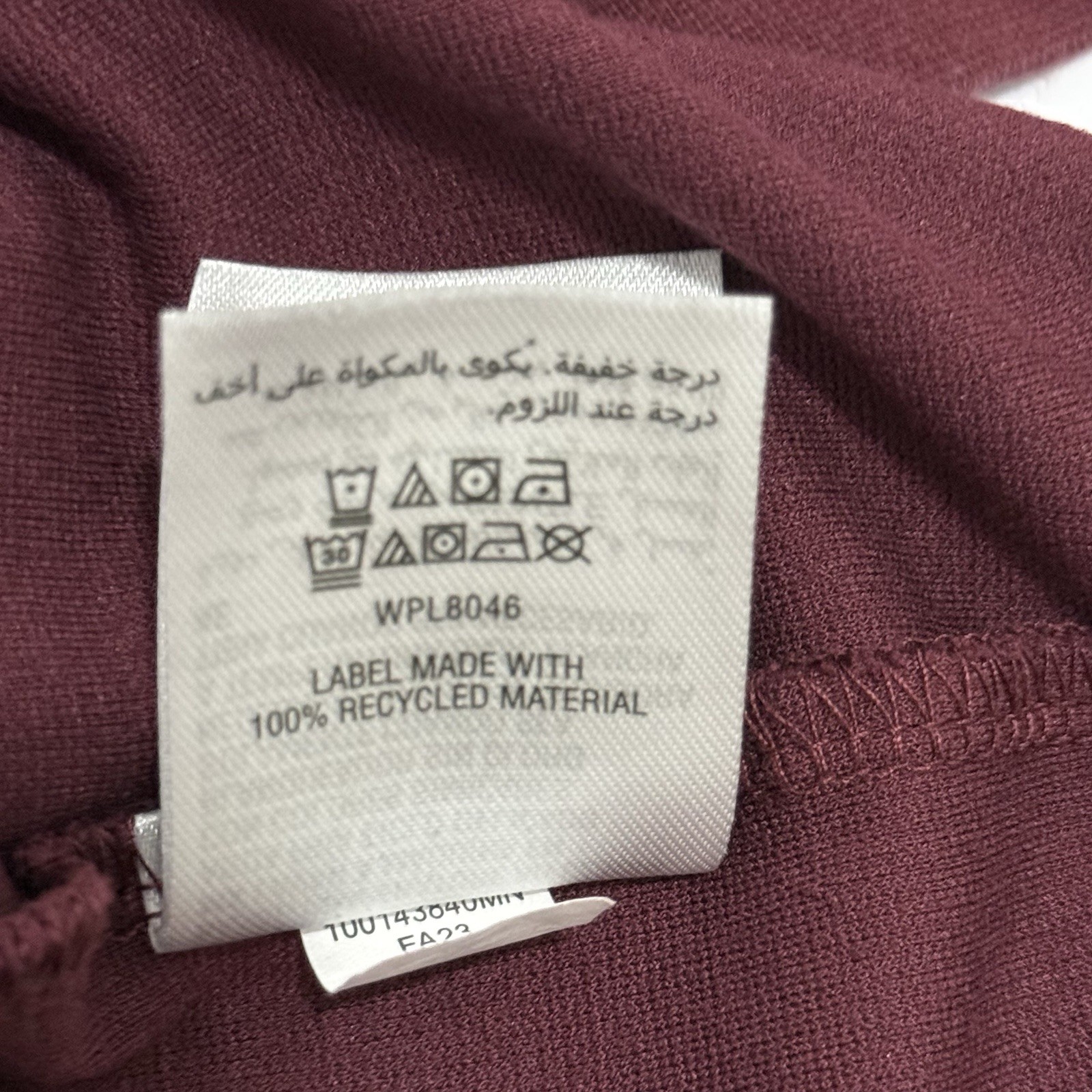 Alfani Stretch Crewneck T-Shirt in a burgundy/maroon Sz-XXL
