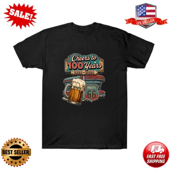 Route 66 Cheers 100 Years T-Shirt
