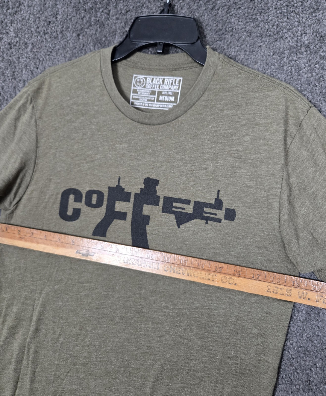 Black Rifle Coffee Shirt Mens Medium Short Sleeve USA Logo Bundle Lot Of Three 3