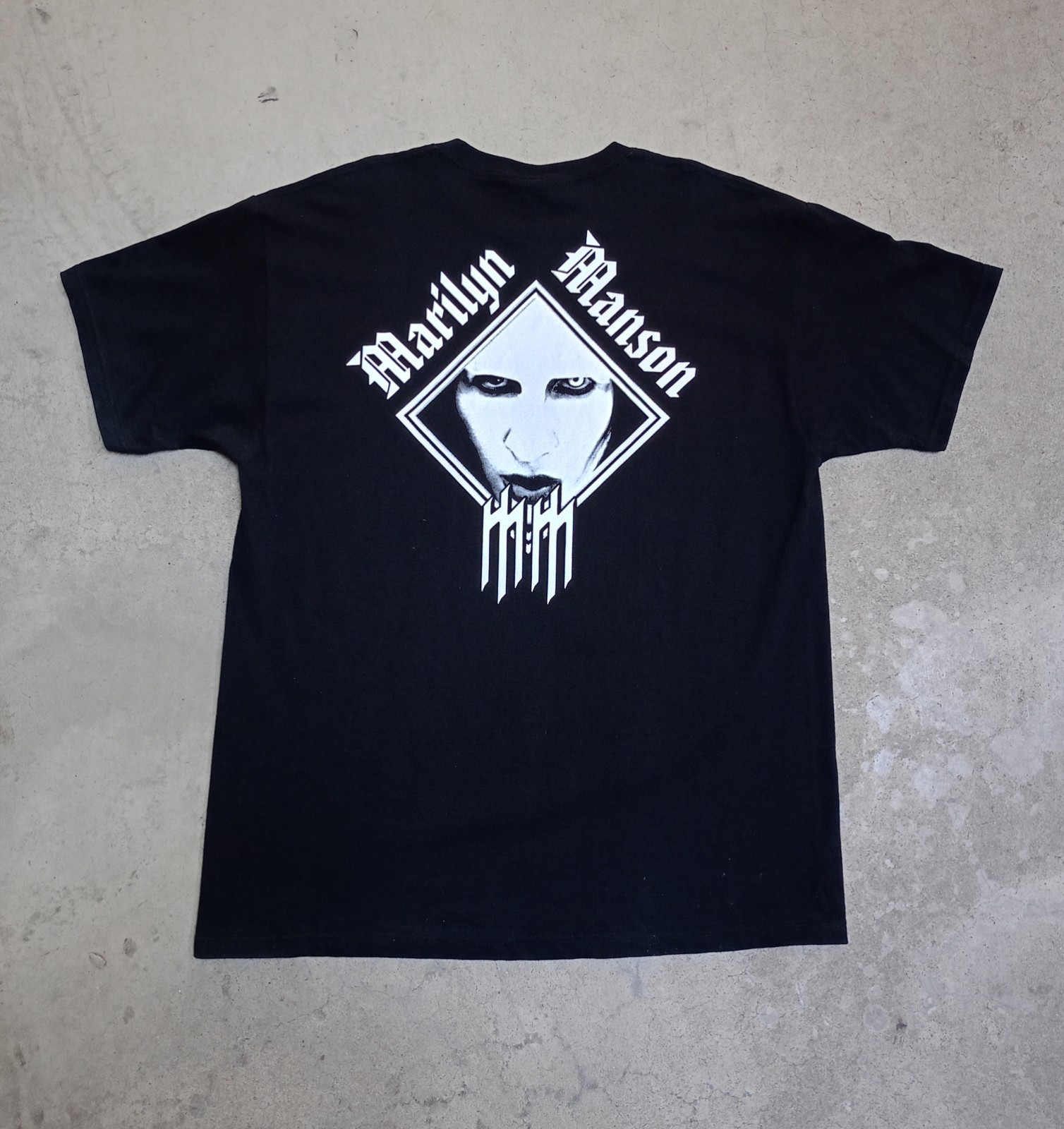 VINTAGE 2003 MARILYN MANSON T-SHIRT – THE GOLDEN AGE OF GROTESQUE-XL-MINT FOTL