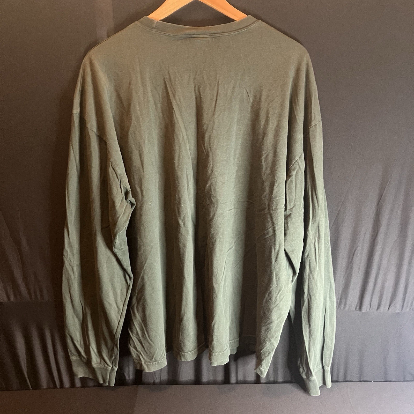 Vintage 90s Old Navy Trademark Logo Long Sleeve T-Shirt size XXL