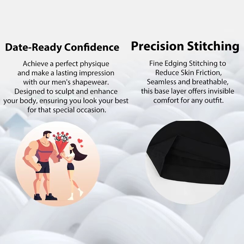Men Compression Shirt Slimming Body Shaper Vest Waist Traner Cross Tummy Control