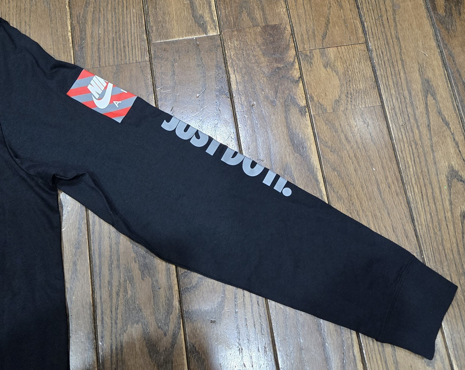 Nike Sportswear NSW Swoosh By Air Long Sleeve Black Shirt Men’s XL NWT