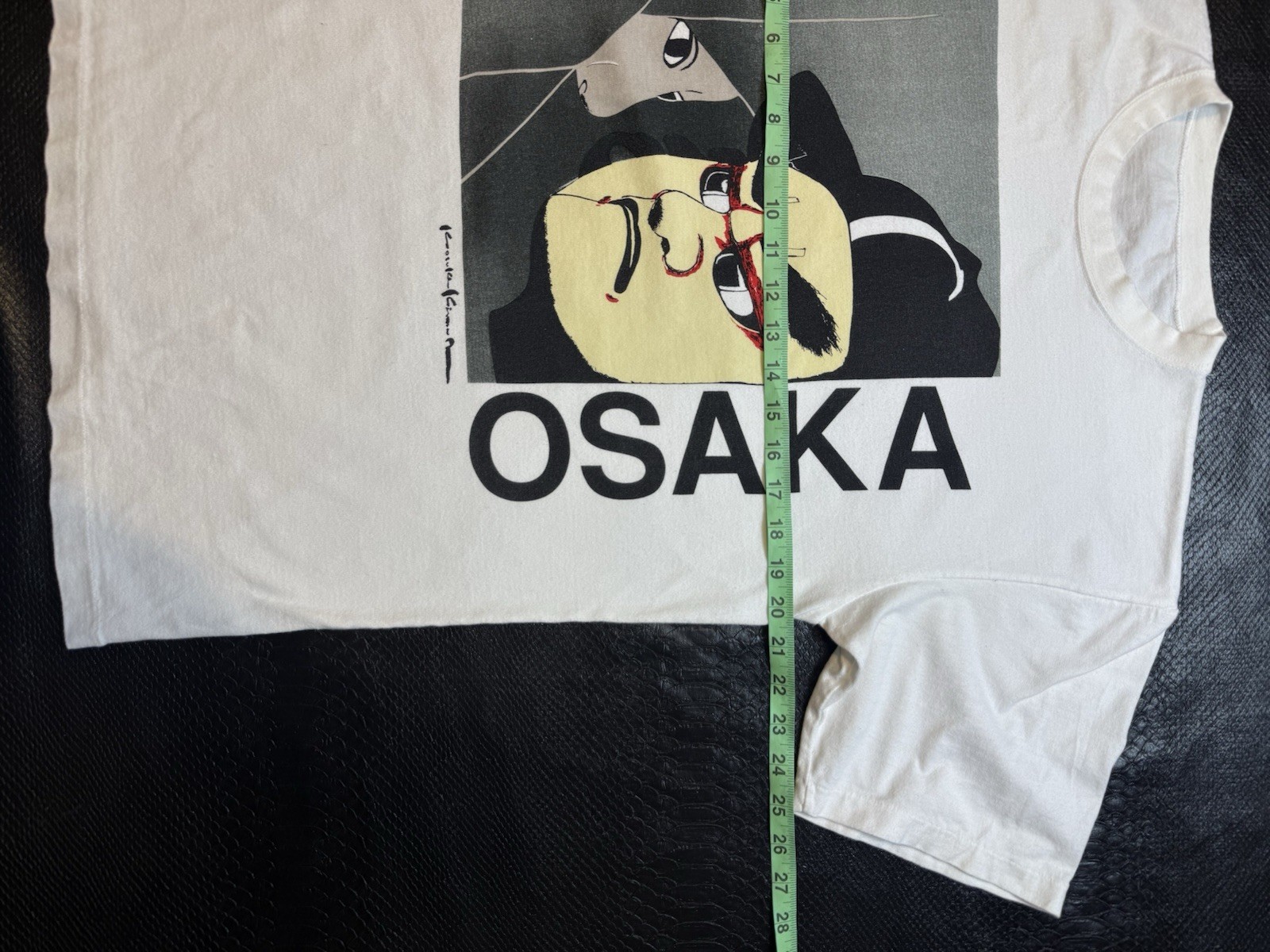 Vintage 90’s Kimura Kosuke Art Osaka Poem A Tale Bunraku Tshirt USED SEE PICS!!!