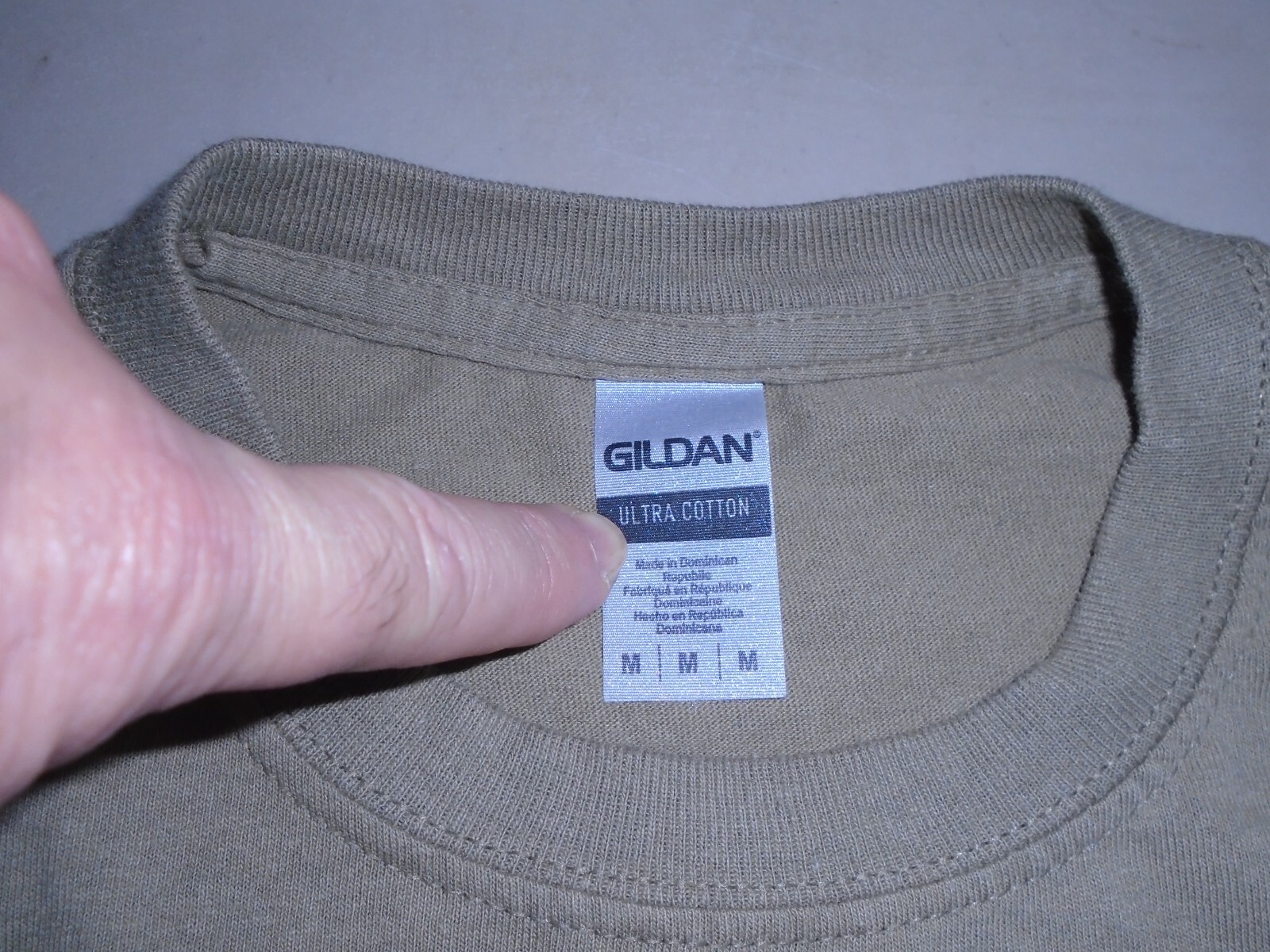 Georgia Air National Guard 117th Air Control Squadron Tan 499 T-Shirt Sz Medium