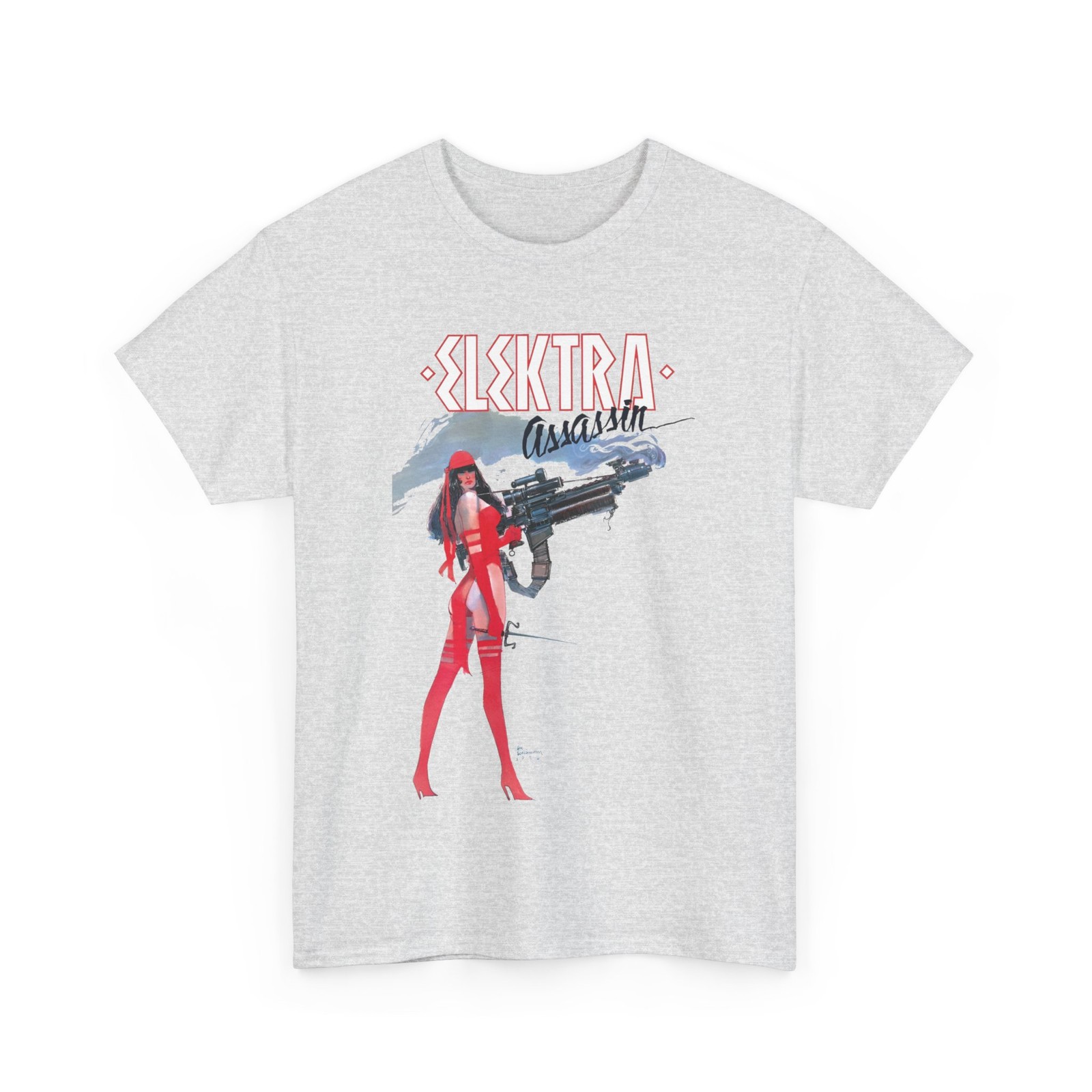 Elektra Assassin T-Shirt Bill Sienkiewicz Art Frank Miller Marvel Comics Graphic
