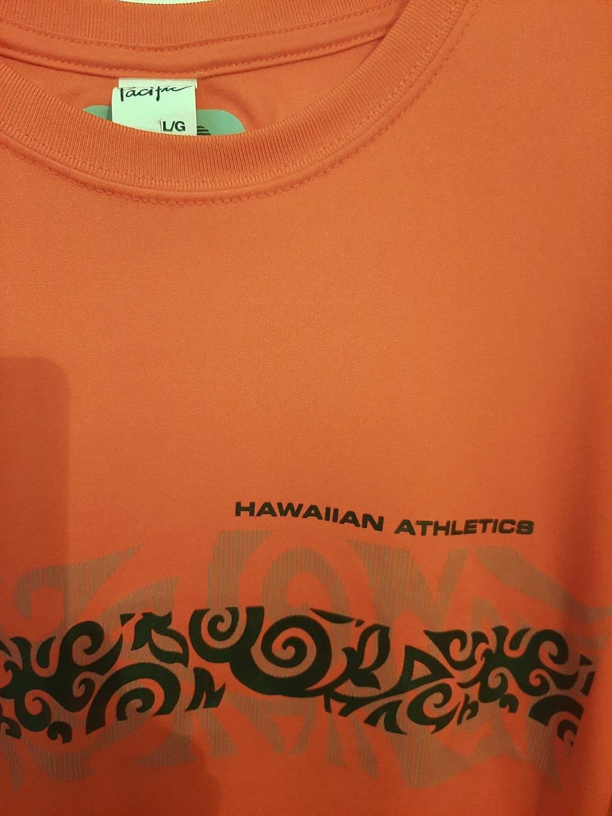 HA Hawaiian Athletics Mens Red Activewear Shirt LRG Performance Sun Protect–NEW