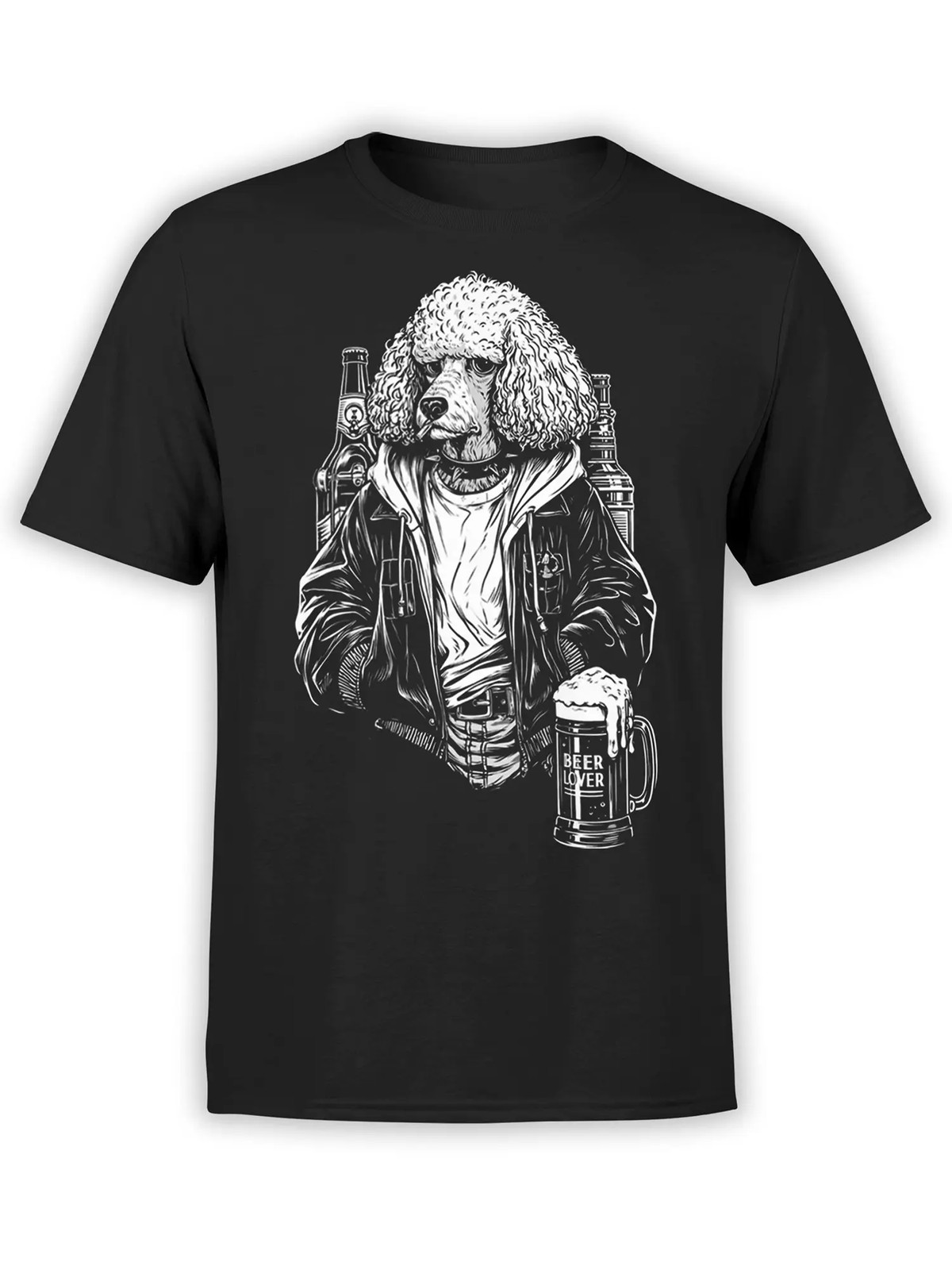 Barfly Poodle T-Shirt | Unisex