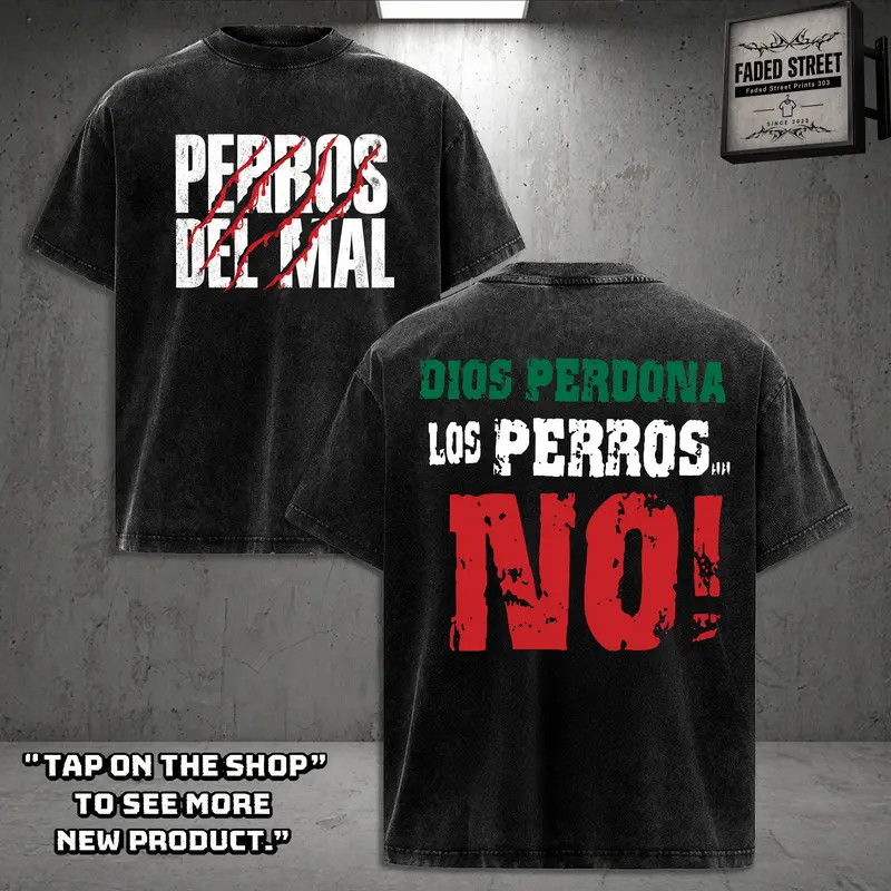 Los Perros del Mal AAA Faction Graphic Tee Lucha Wrestling Shirt Premium Cotton