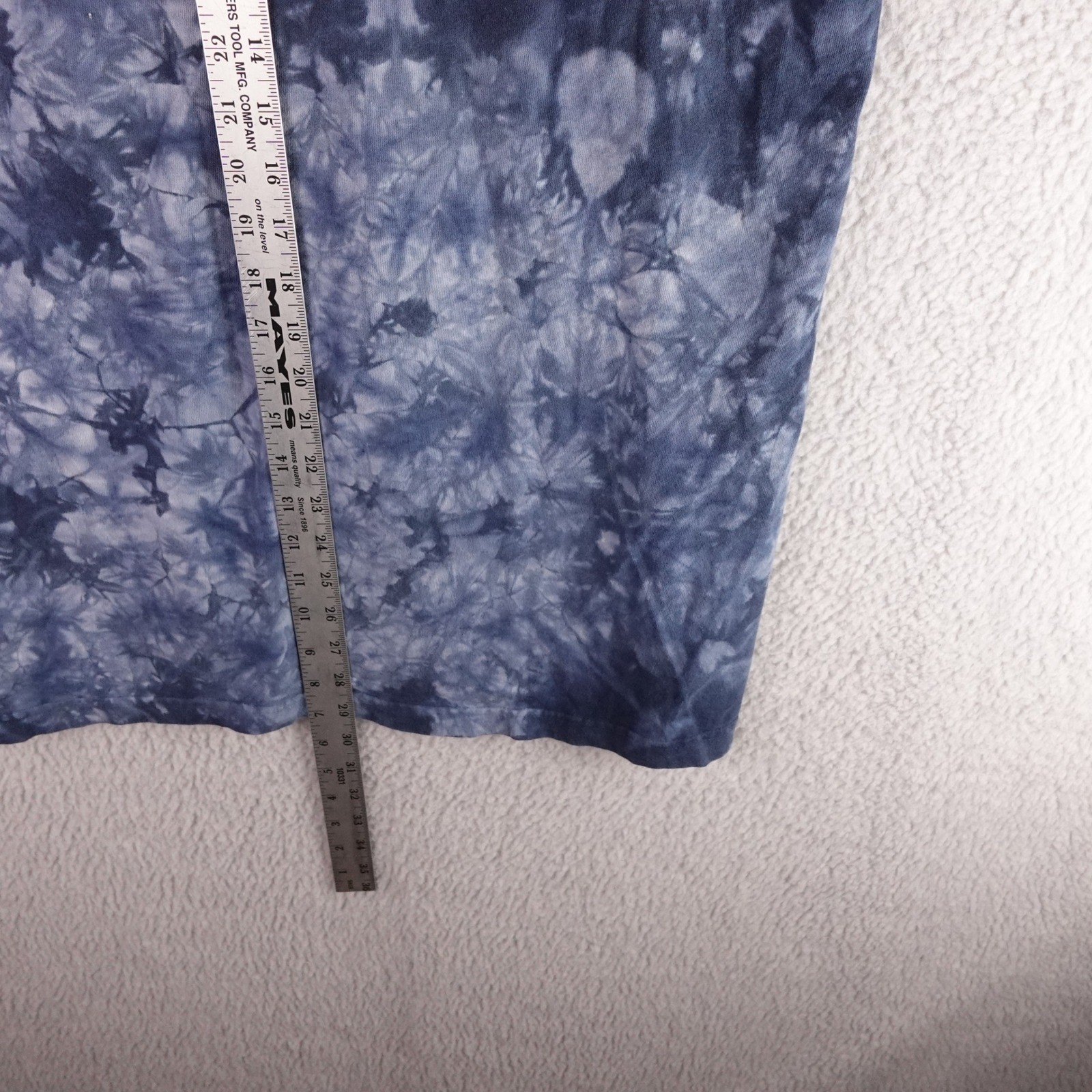 Polar Graphics Wolf Pack Moon Tie Dye T-Shirt Mens XL Blue Arizona Vintage Style