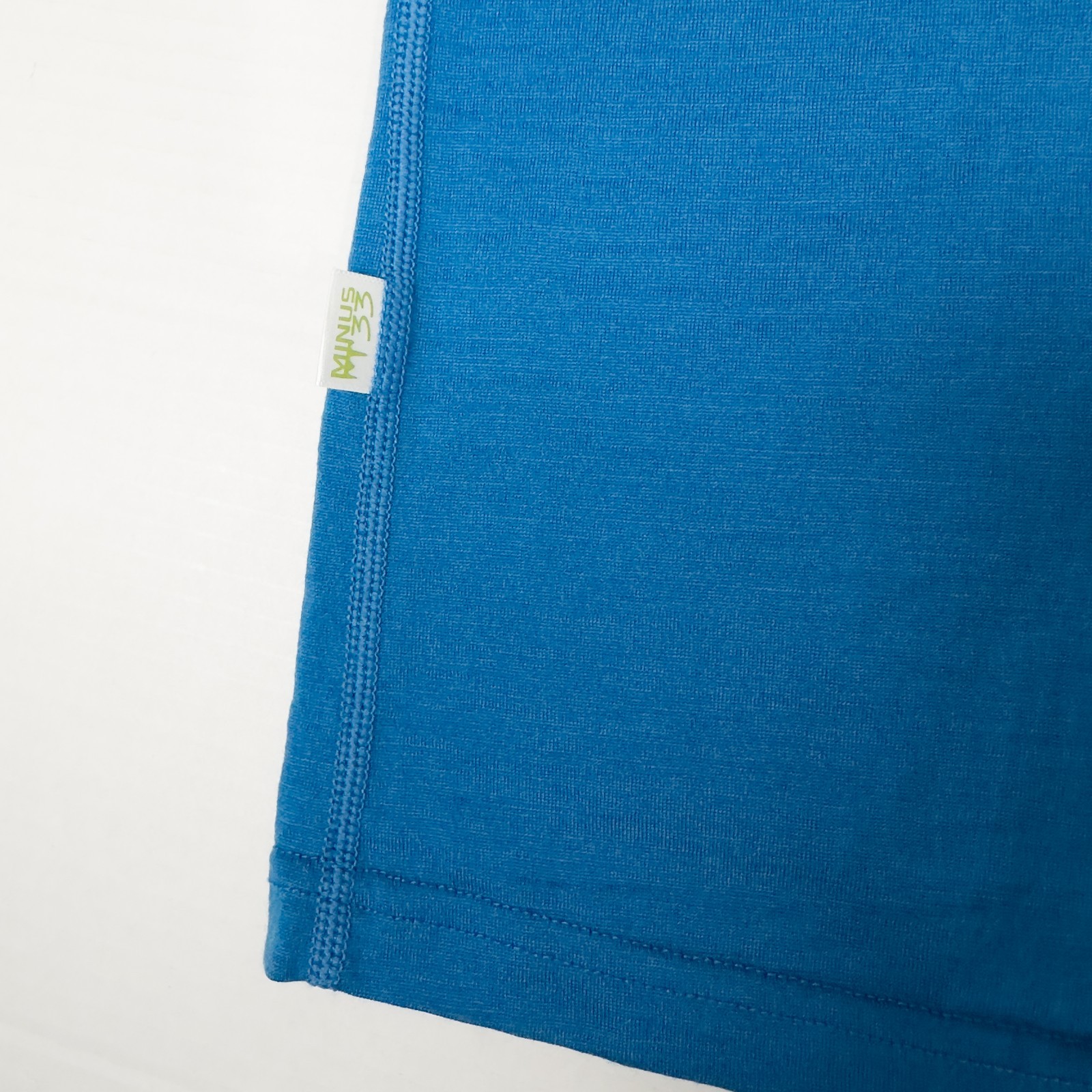 Minus33 Superfine Merino Wool Crew Neck T Shirt Mens XXL Blue Baselayer Hiking