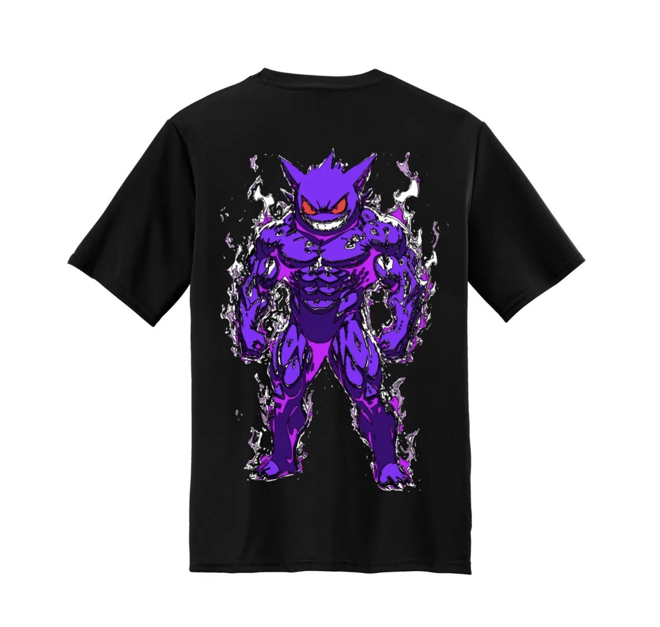 Custom Pokemon Gym Shirt Anime Graphic Tee Charizard Gengar Tyranitar & More