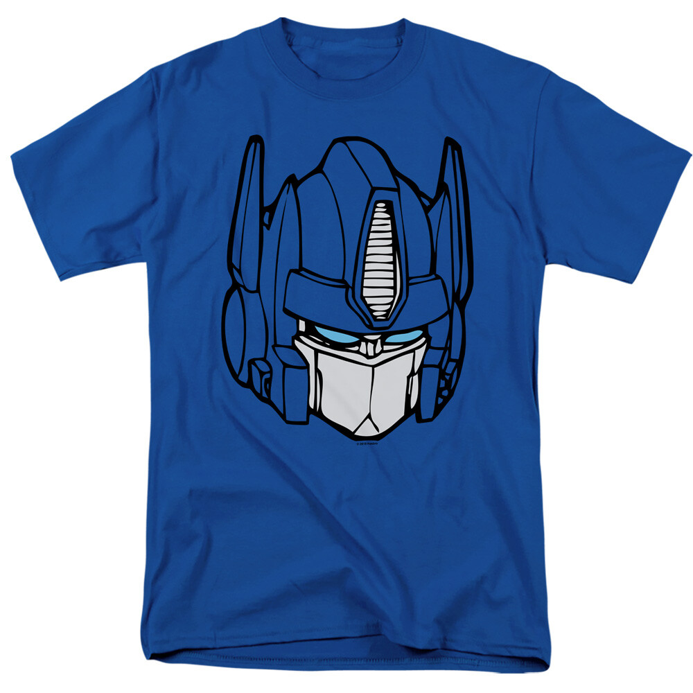 TRANSFORMERS OPTIMUS HEAD Licensed Adult Men’s Graphic Tee Shirt SM-5XL